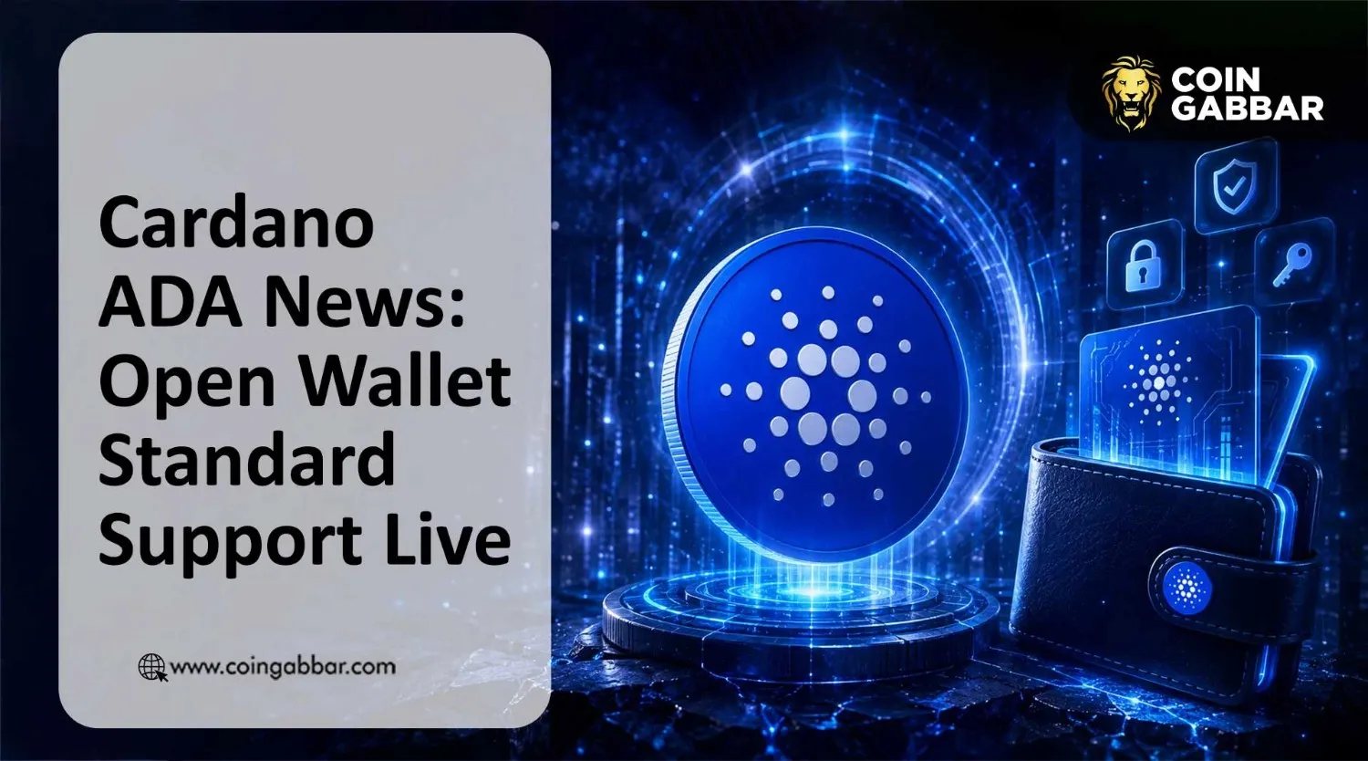 Cardano ADA News: Open Wallet Standard Support Live