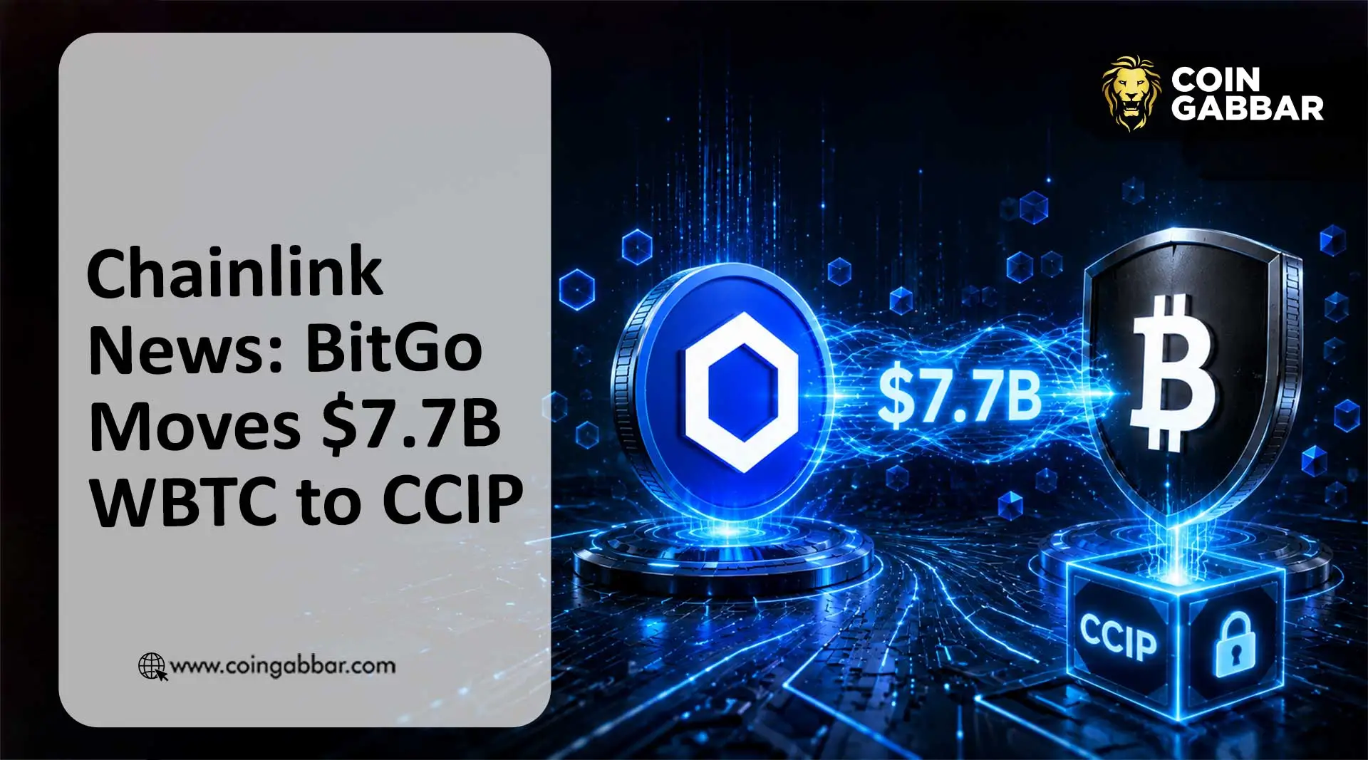 Chainlink News BitGo WBTC CCIP migration LINK price