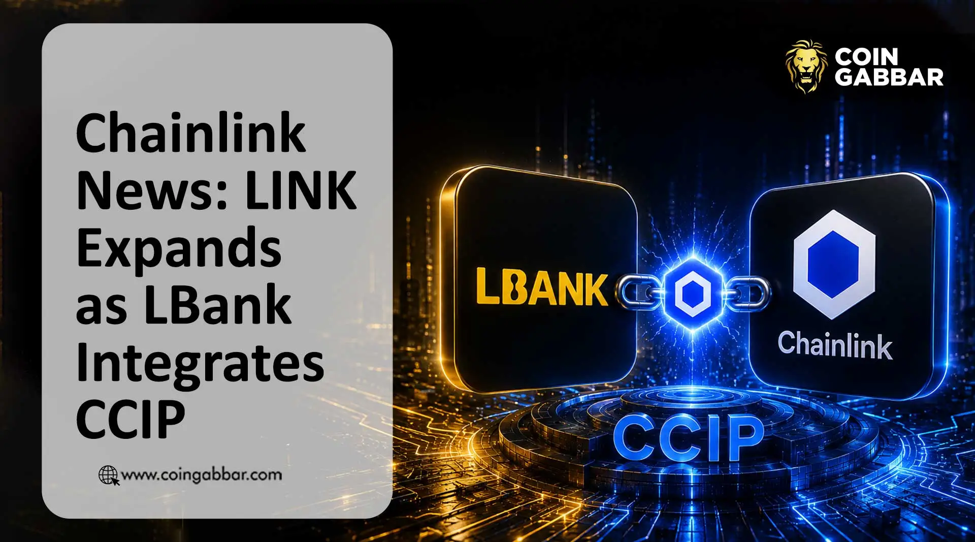 Chainlink news showing LBank Data Streams
