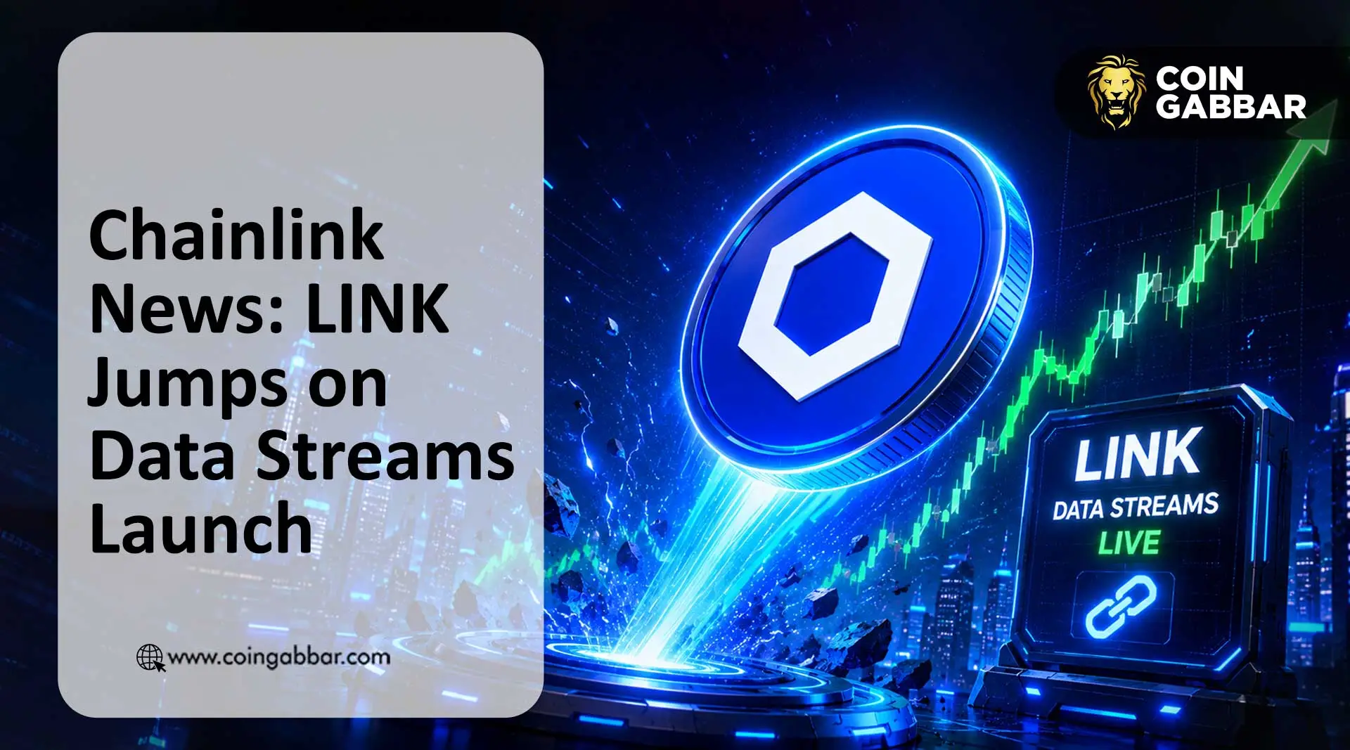 Chainlink News LINK price rises