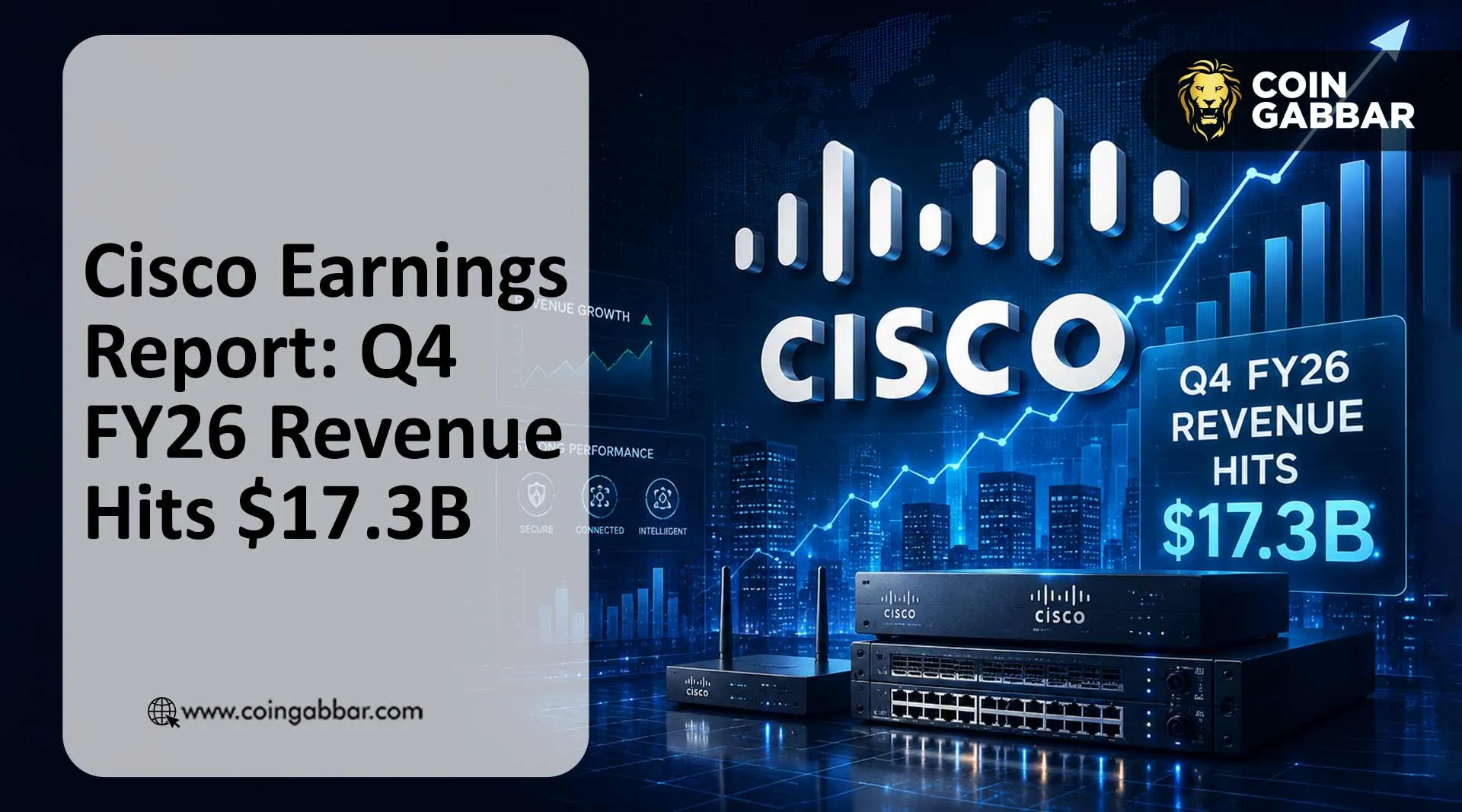 Cisco earnings report Q4 FY2026 revenue and EPS summary chart
