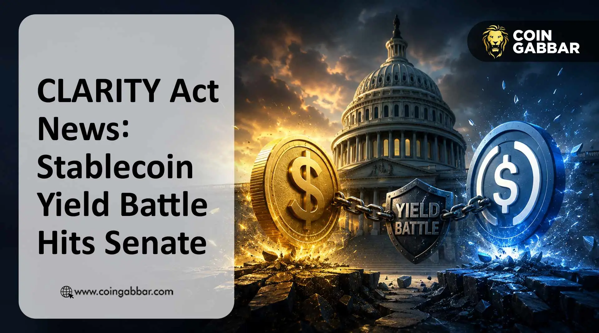 CLARITY Act news Senate stablecoin yield