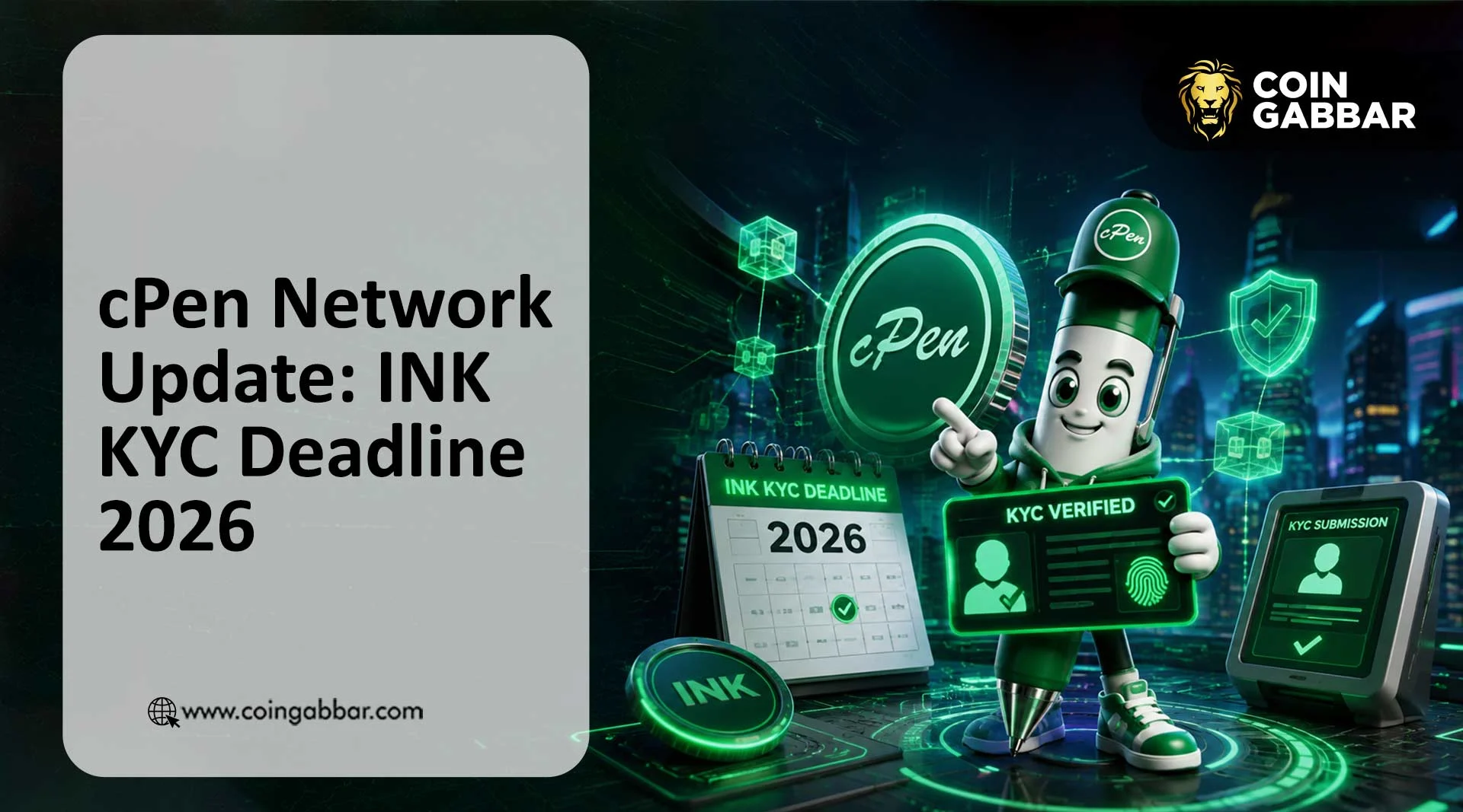 cPen Network Update: INK KYC Deadline 2026