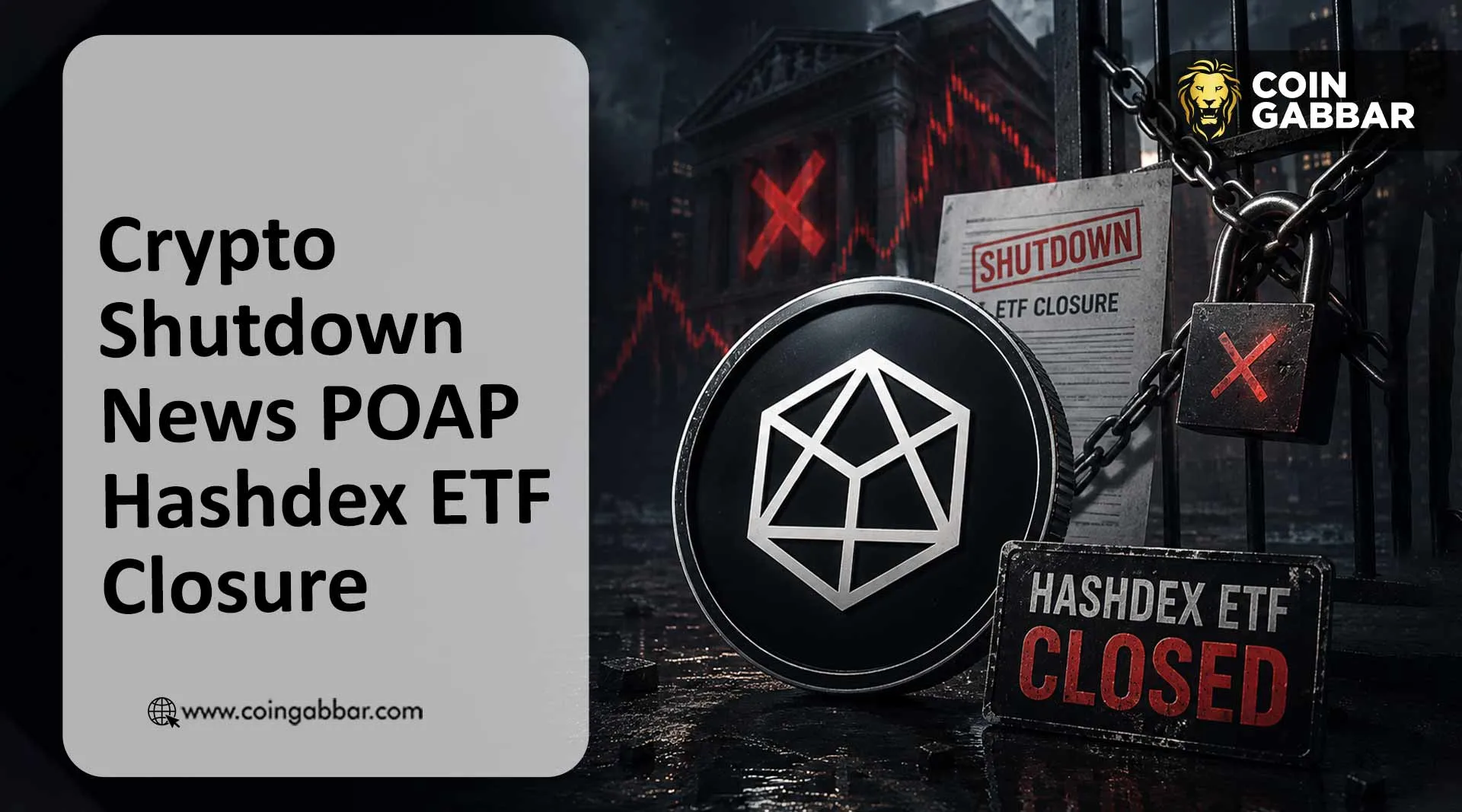 Crypto Shutdown News POAP Hashdex ETF Closure