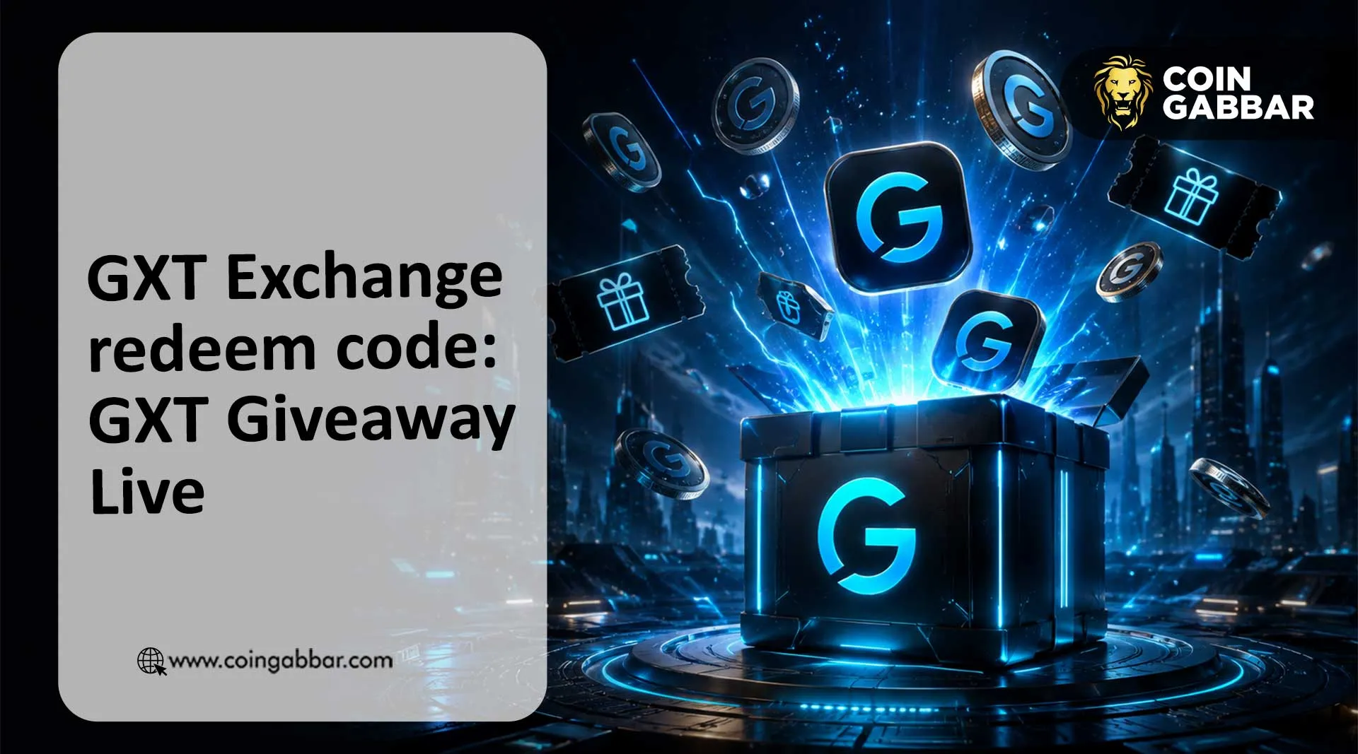 GXT Exchange giveaway announcement on official X account