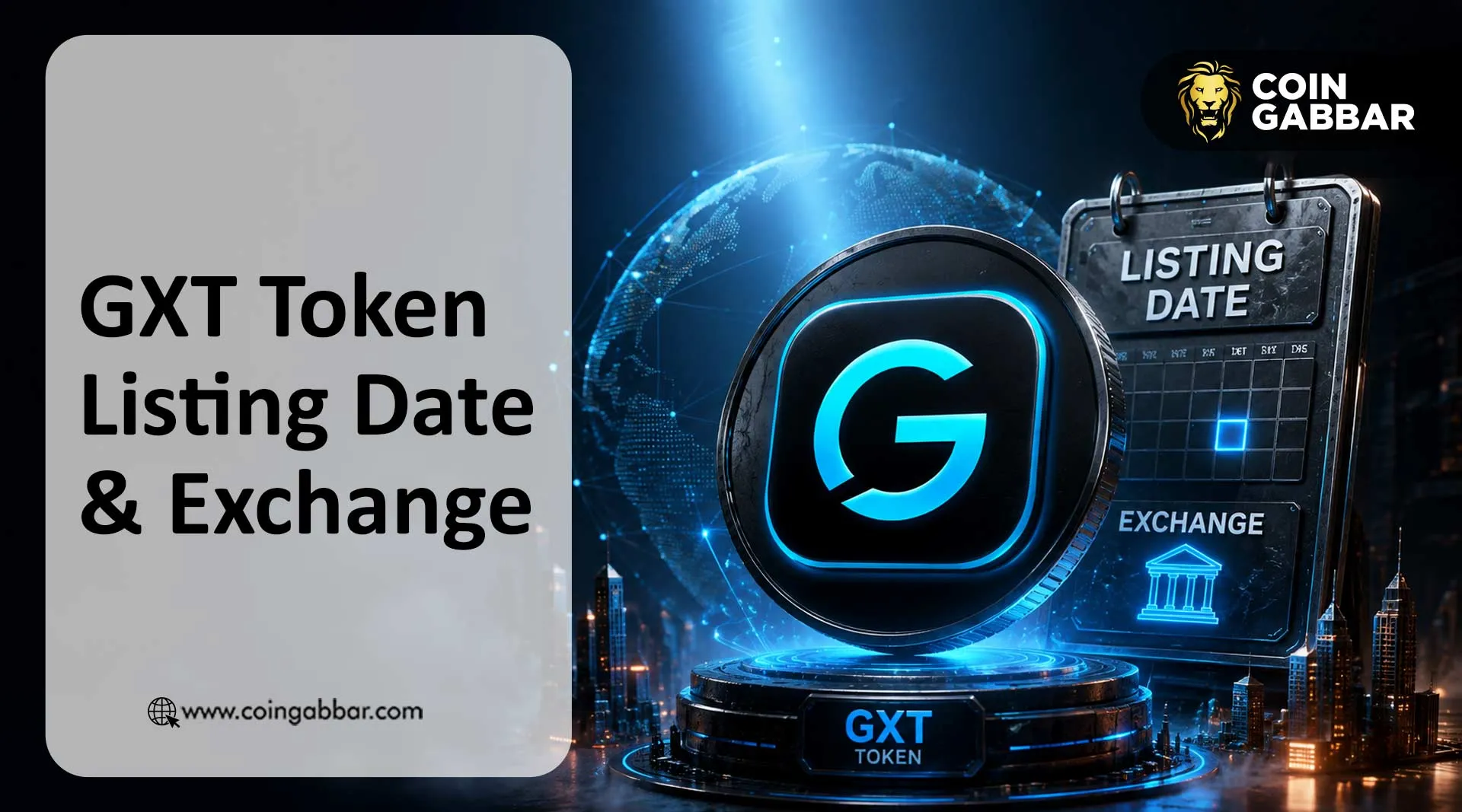 GXT Exchange listing date announcement on official X account