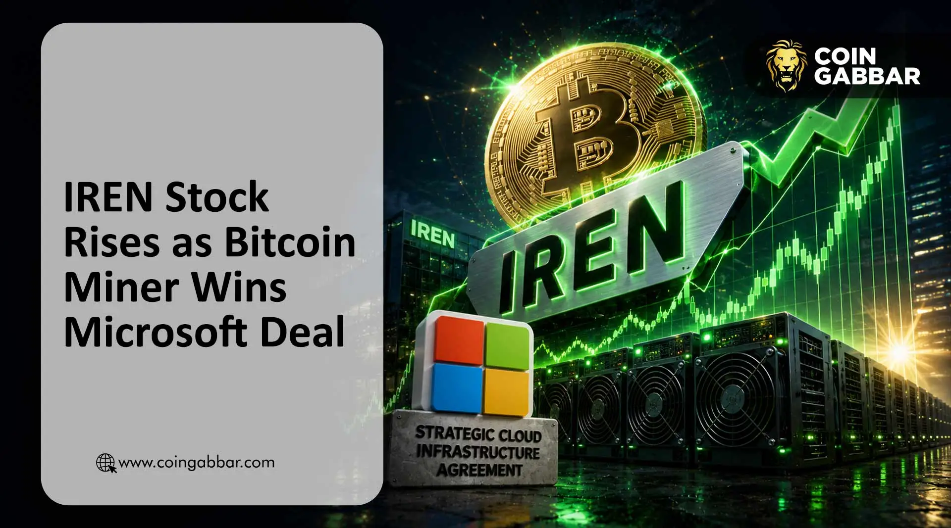 IREN stock Microsoft Horizon 1 AI cloud Childress Texas