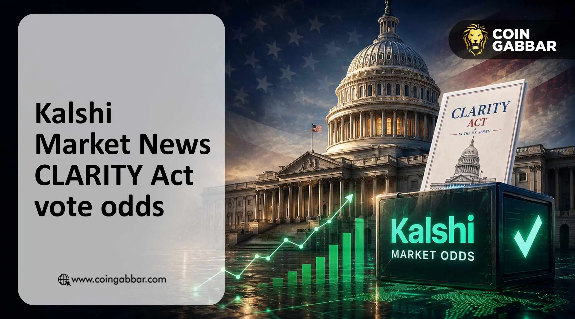 Kalshi Market News CLARITY Act vote odds