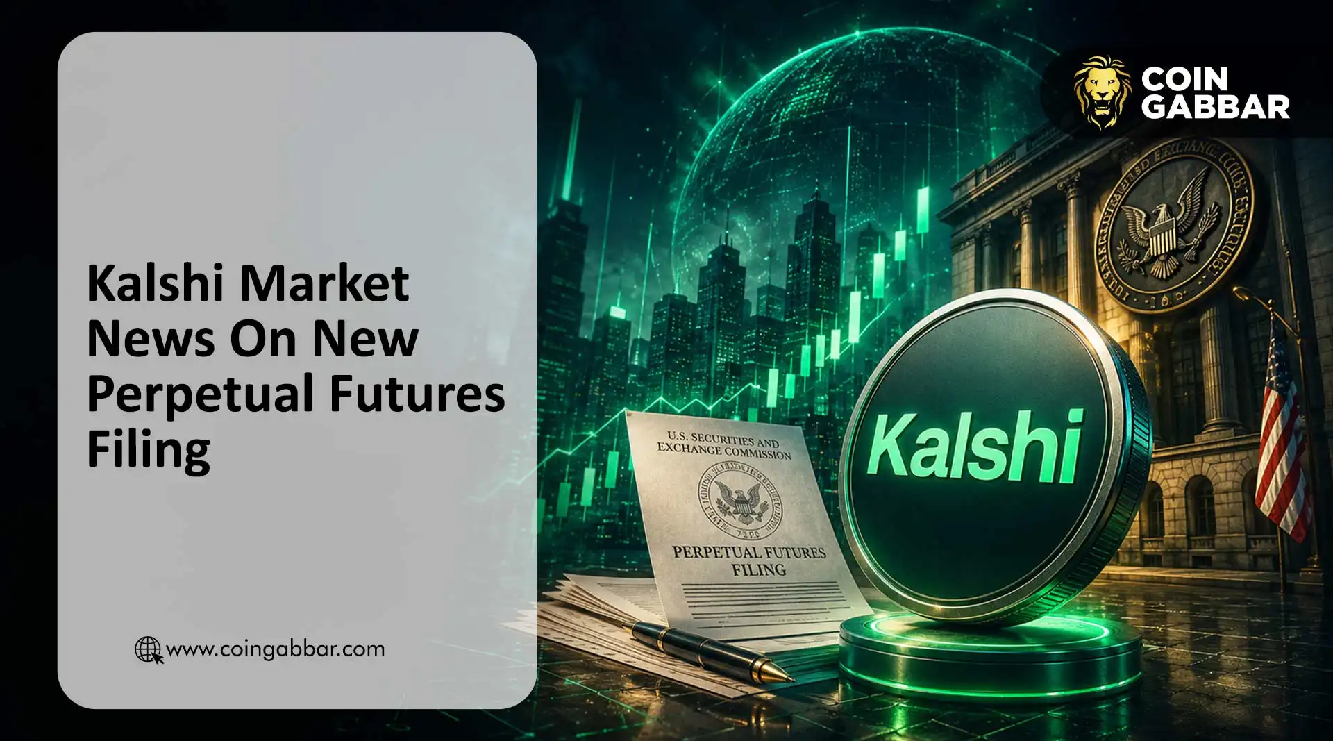 Kalshi market news on new perpetual futures filing