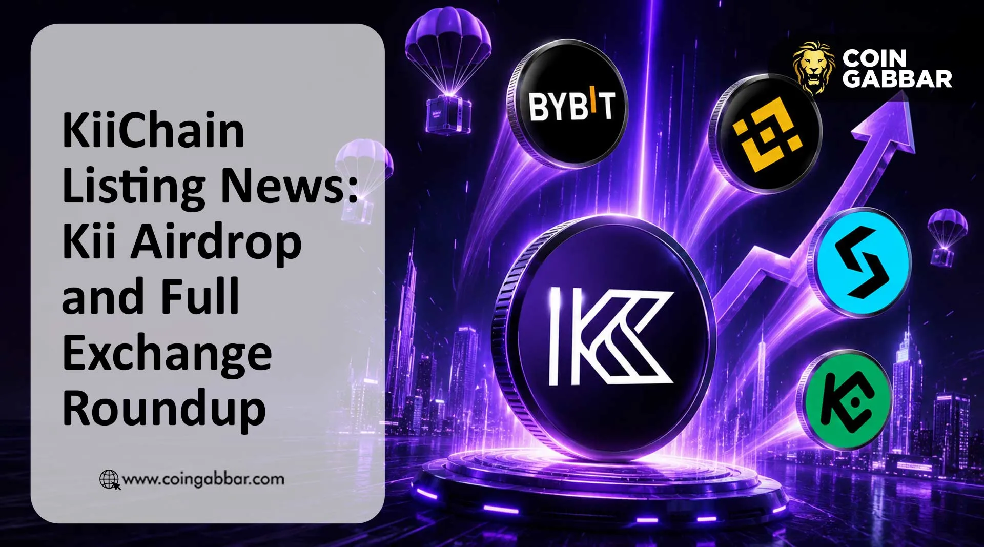 KiiChain listing news: KII airdrop and exchange listing