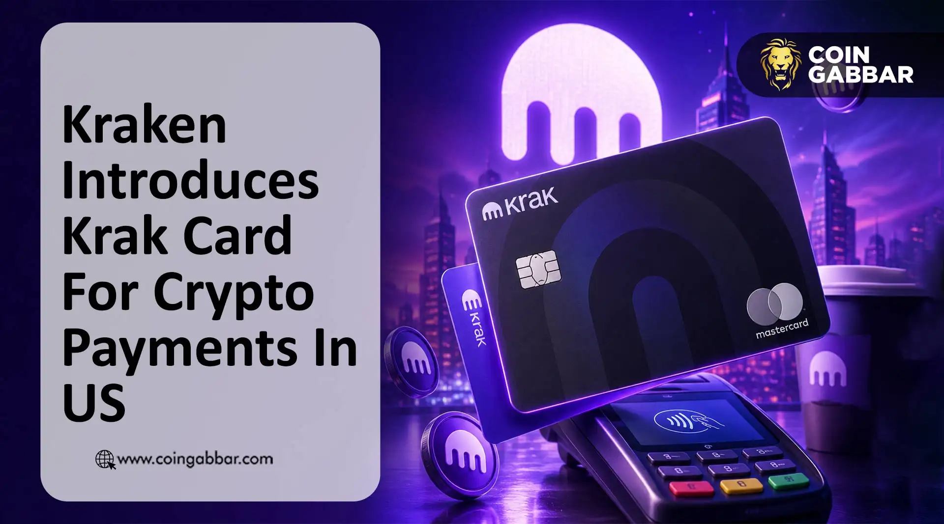 Kraken Krak Card news US crypto debit card