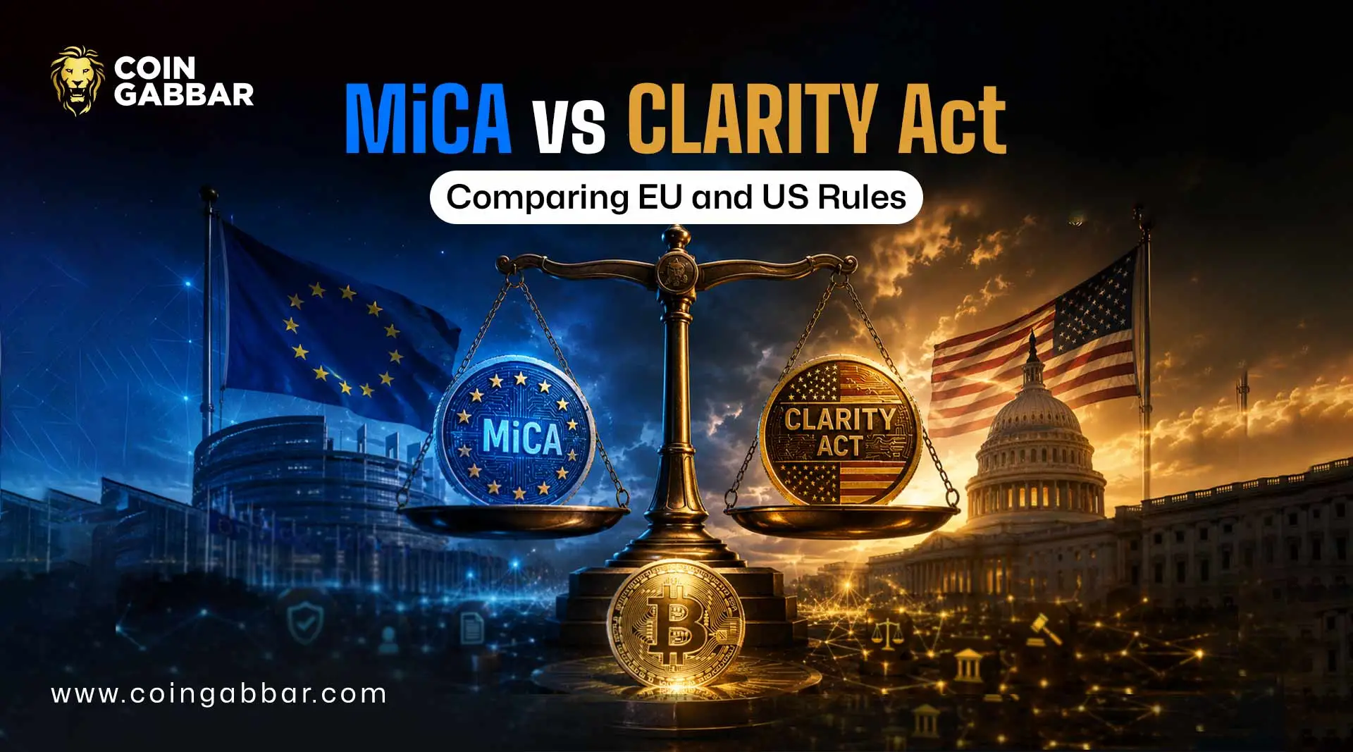 MiCA vs CLARITY Act: Comparing EU and US Rules