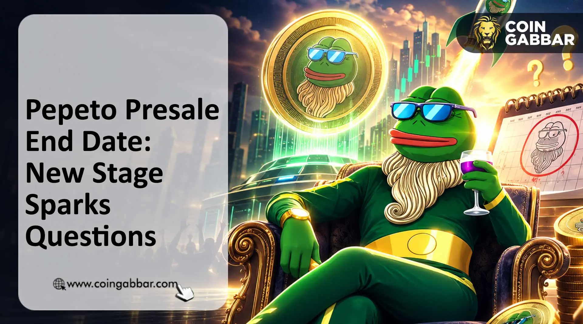 Pepeto presale end date new stage dashboard update