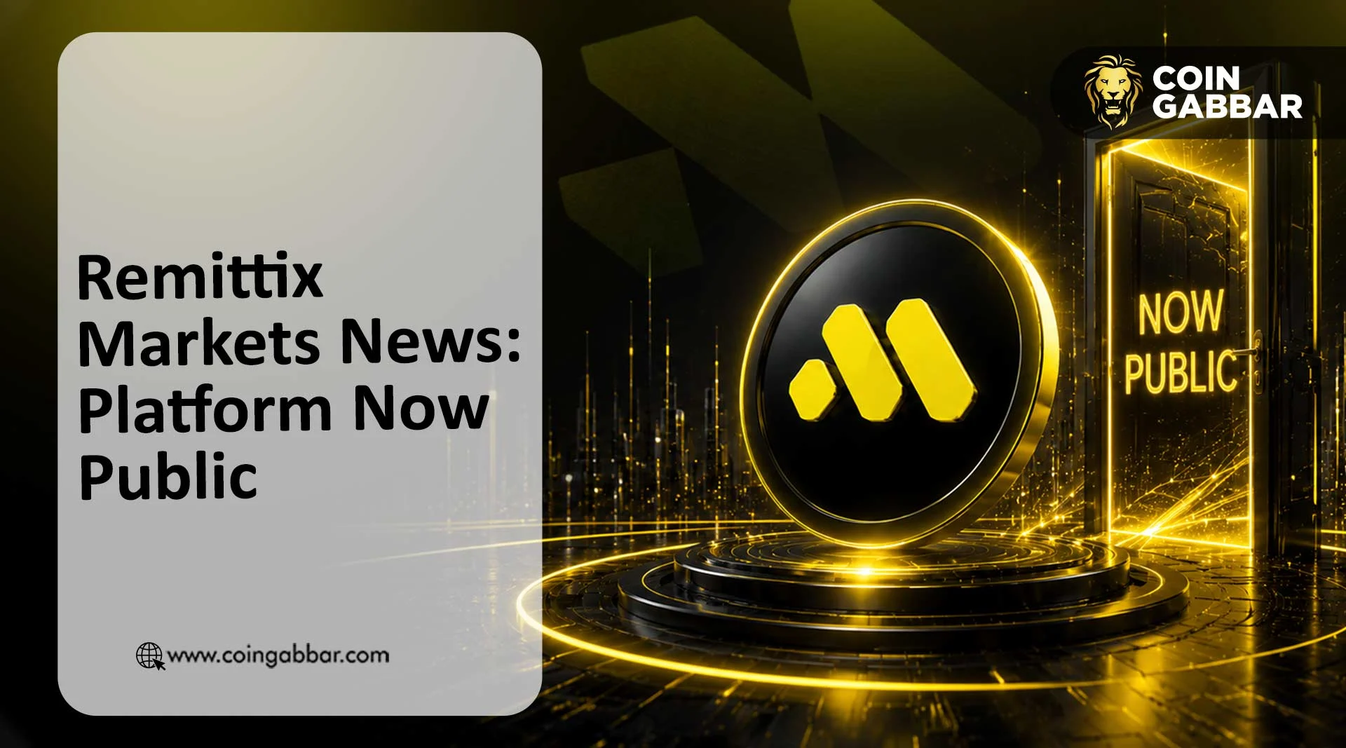 Remittix Markets Launch: Platform Now Public