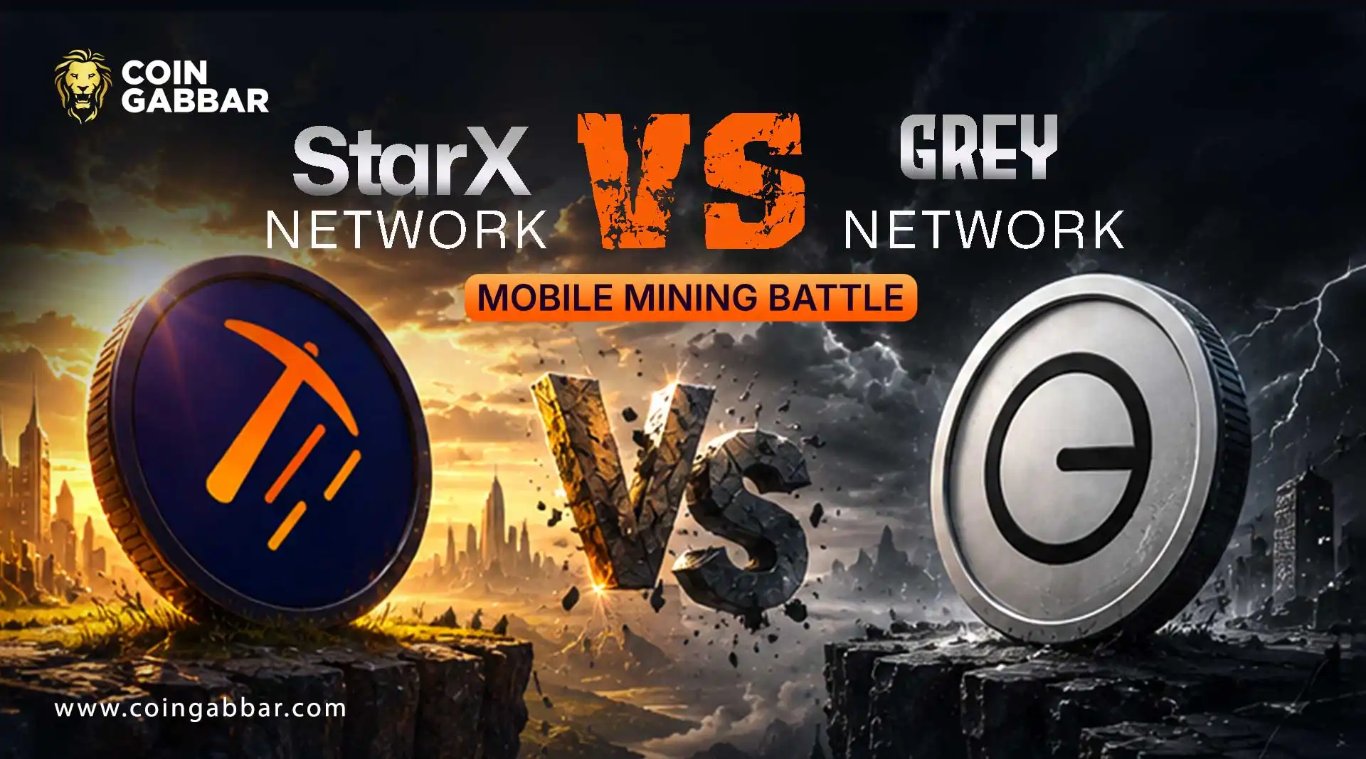 StarX Network vs Grey Network mobile mining comparison