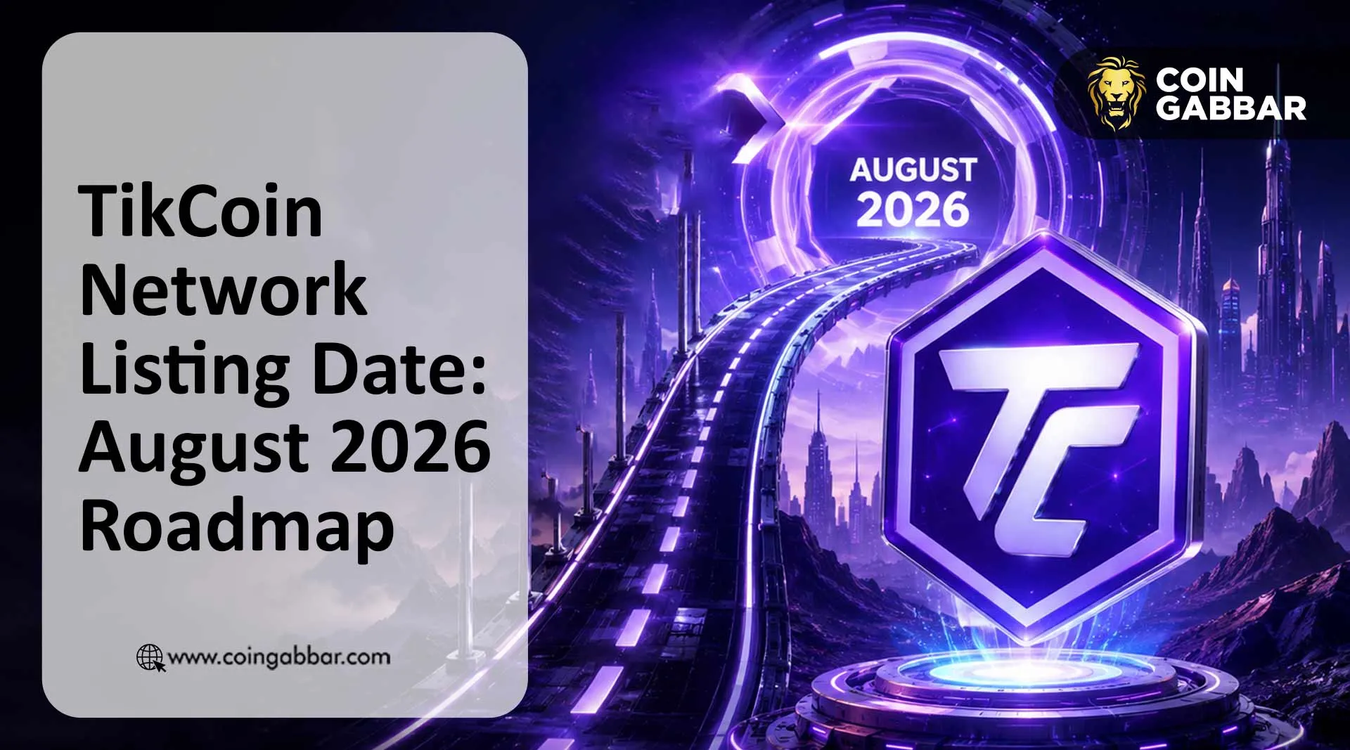TikCoin Network Listing Date timeline with TikWallet trading
