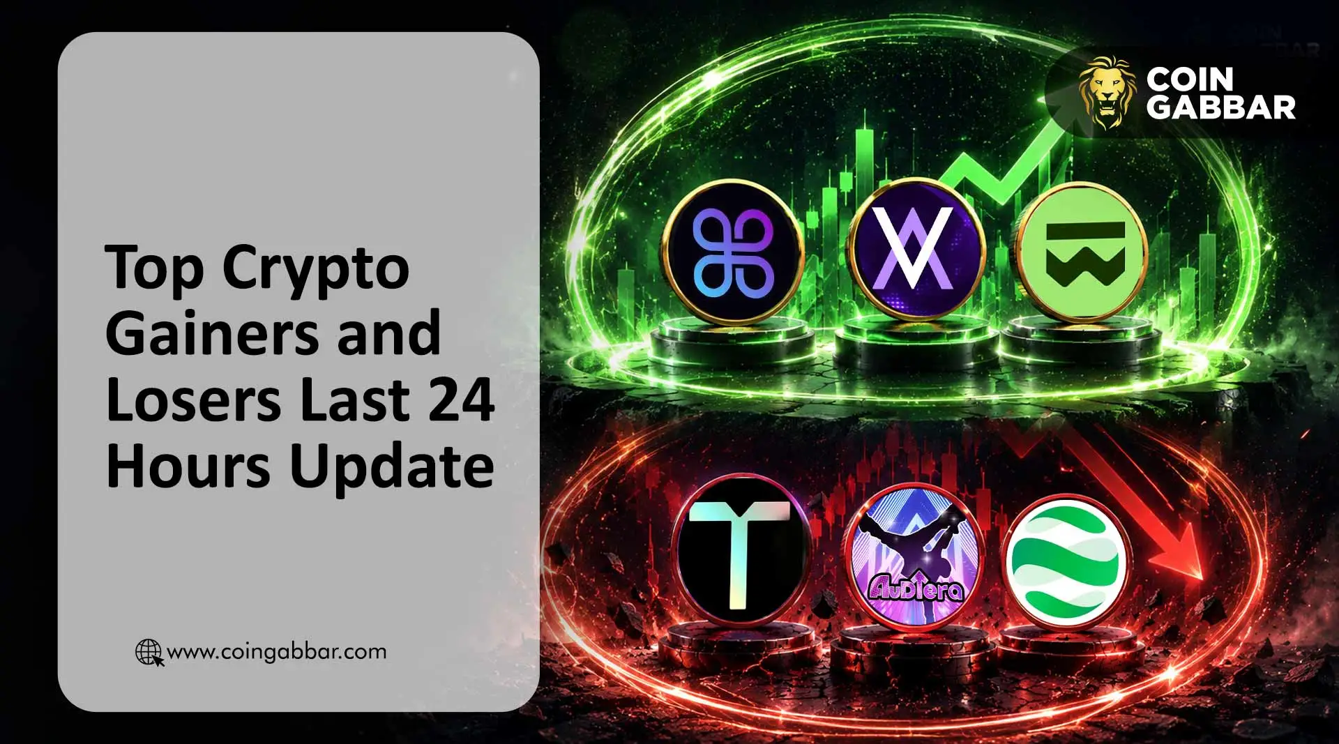 Top Crypto Gainers and Losers Last 24 Hours Update