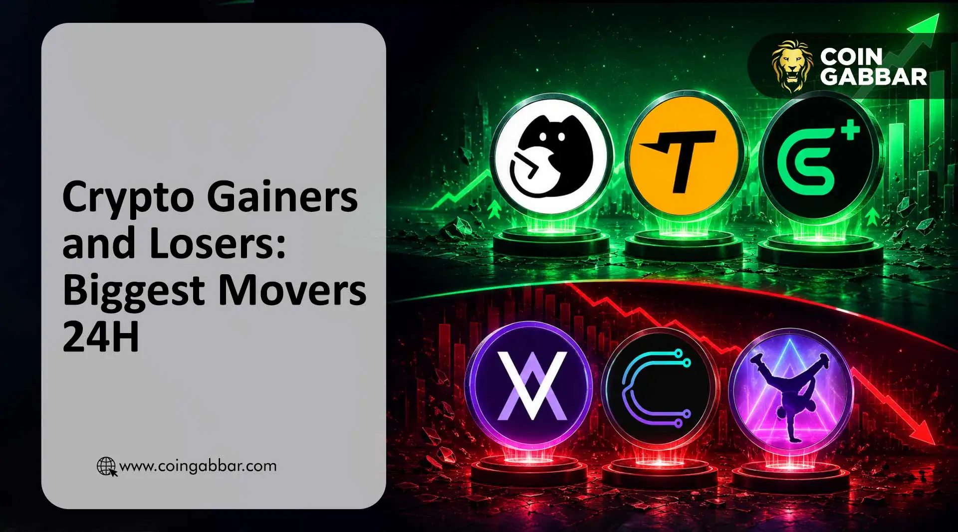 Crypto Gainers and Losers: Biggest Movers 24H