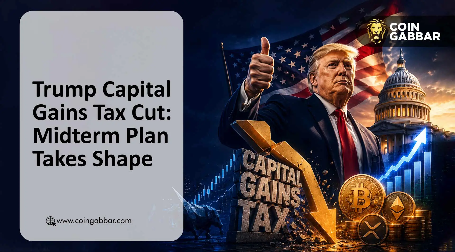 Trump capital gains tax cut proposal