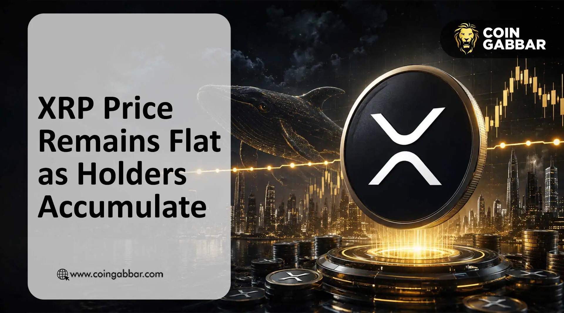 XRP news today shows price remains flat as holders accumulate