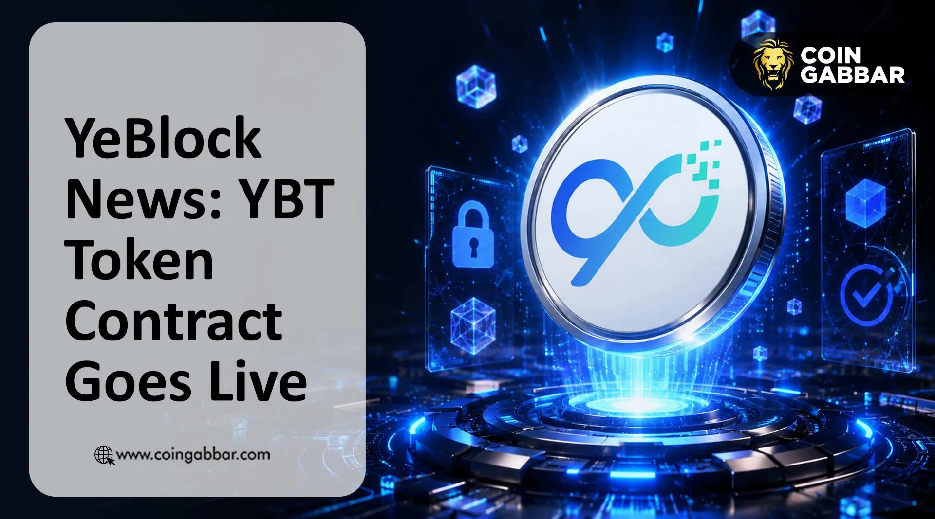 YeBlock News: YBT token contract confirmation on BscScan