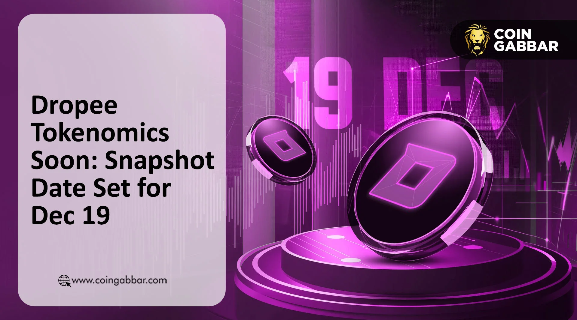 Dropee Tokenomics Soon: Snapshot Date Set for Dec 19