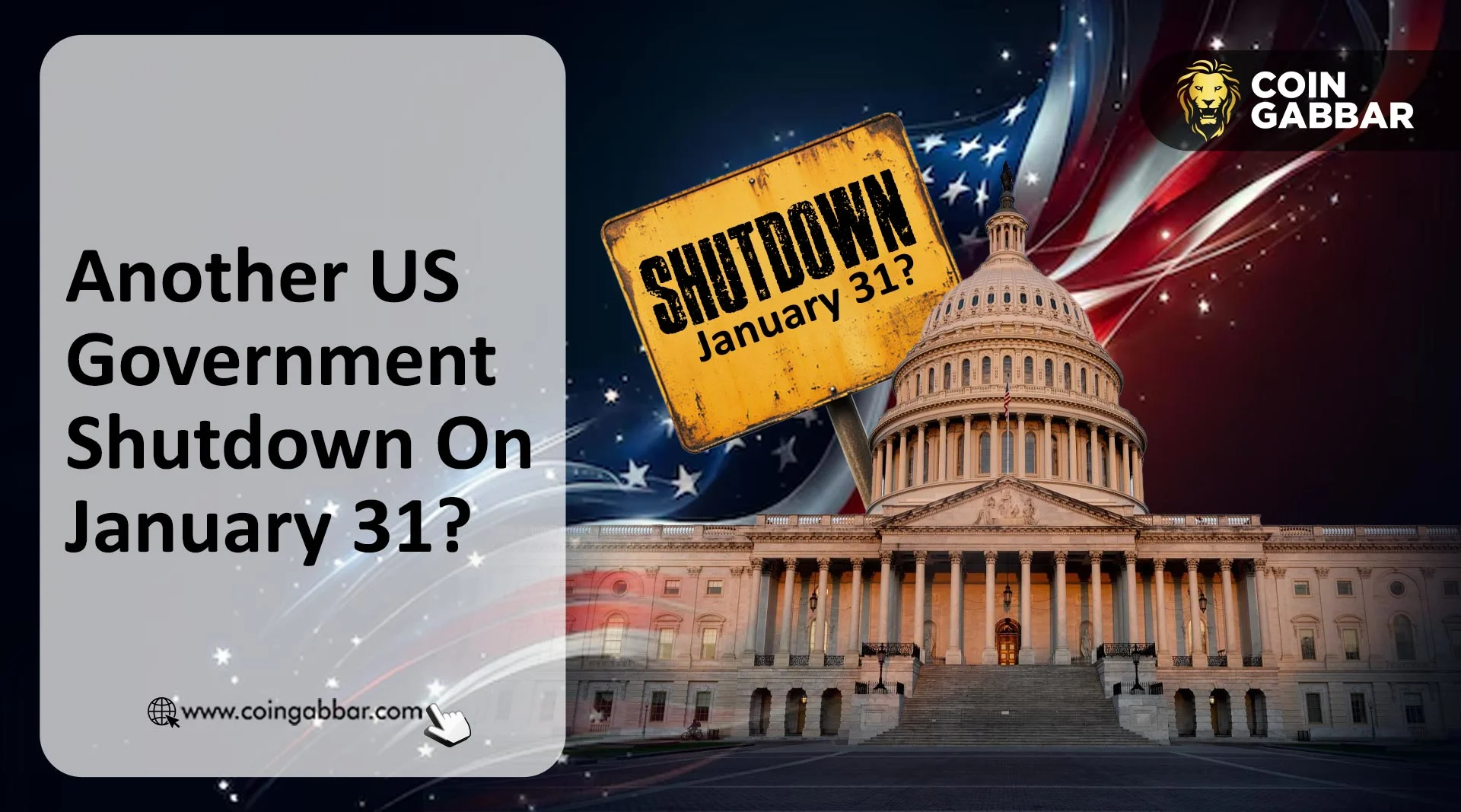 Another US Government Shutdown On January 31?