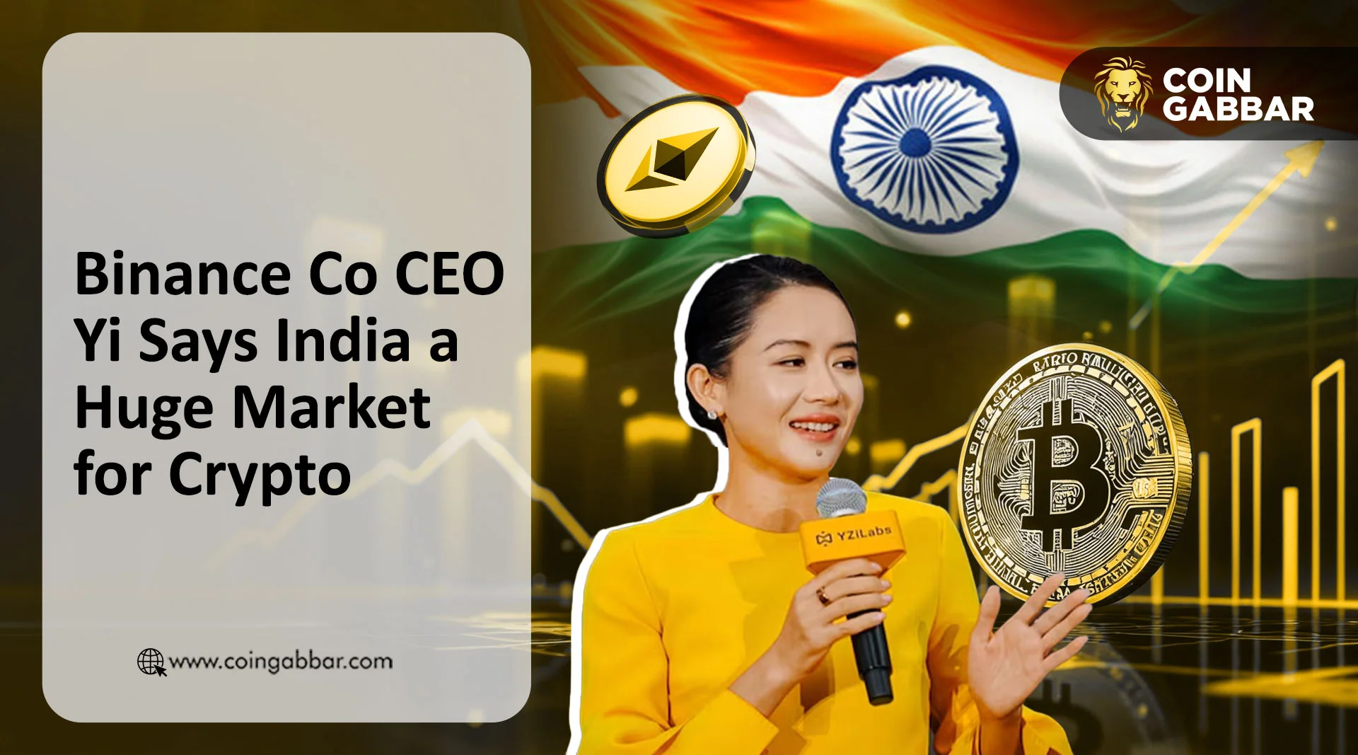 Binance Co CEO Yi Says India a Huge Market for Crypto