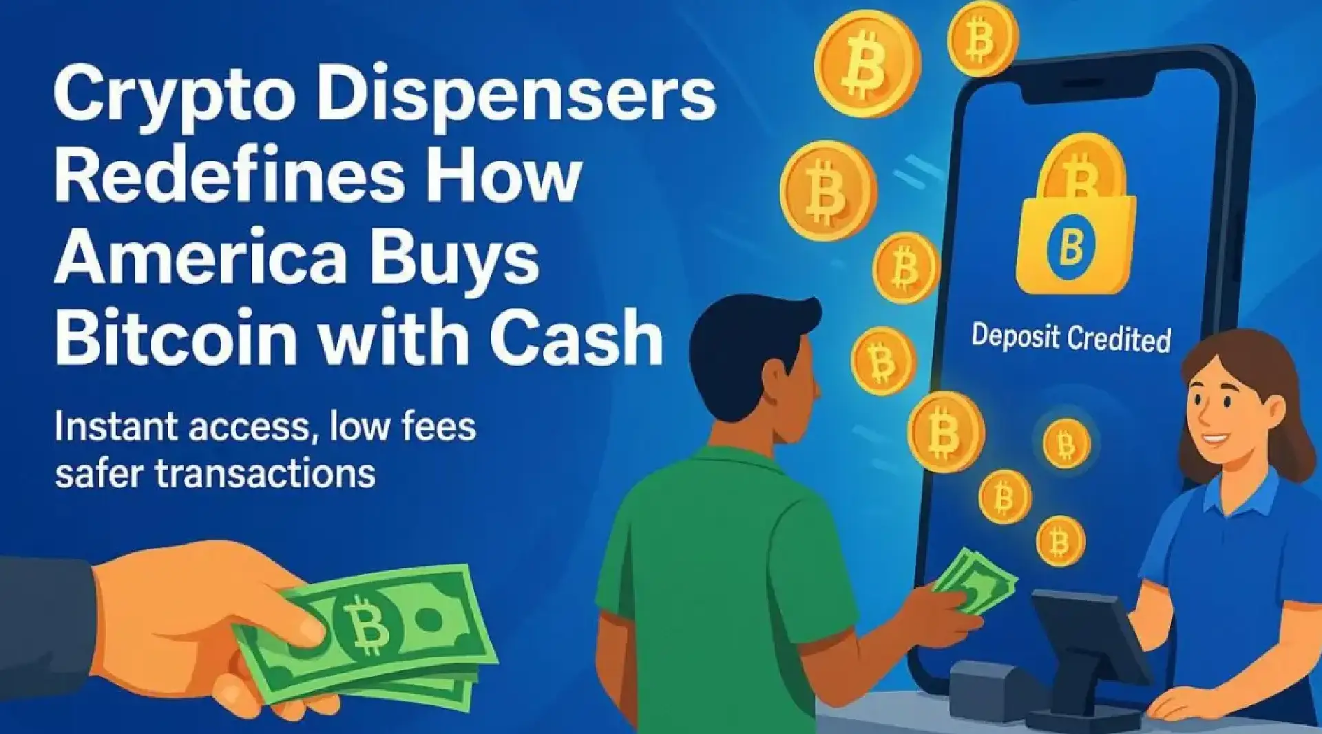 Crypto Dispensers Cash-to-Bitcoin Platform