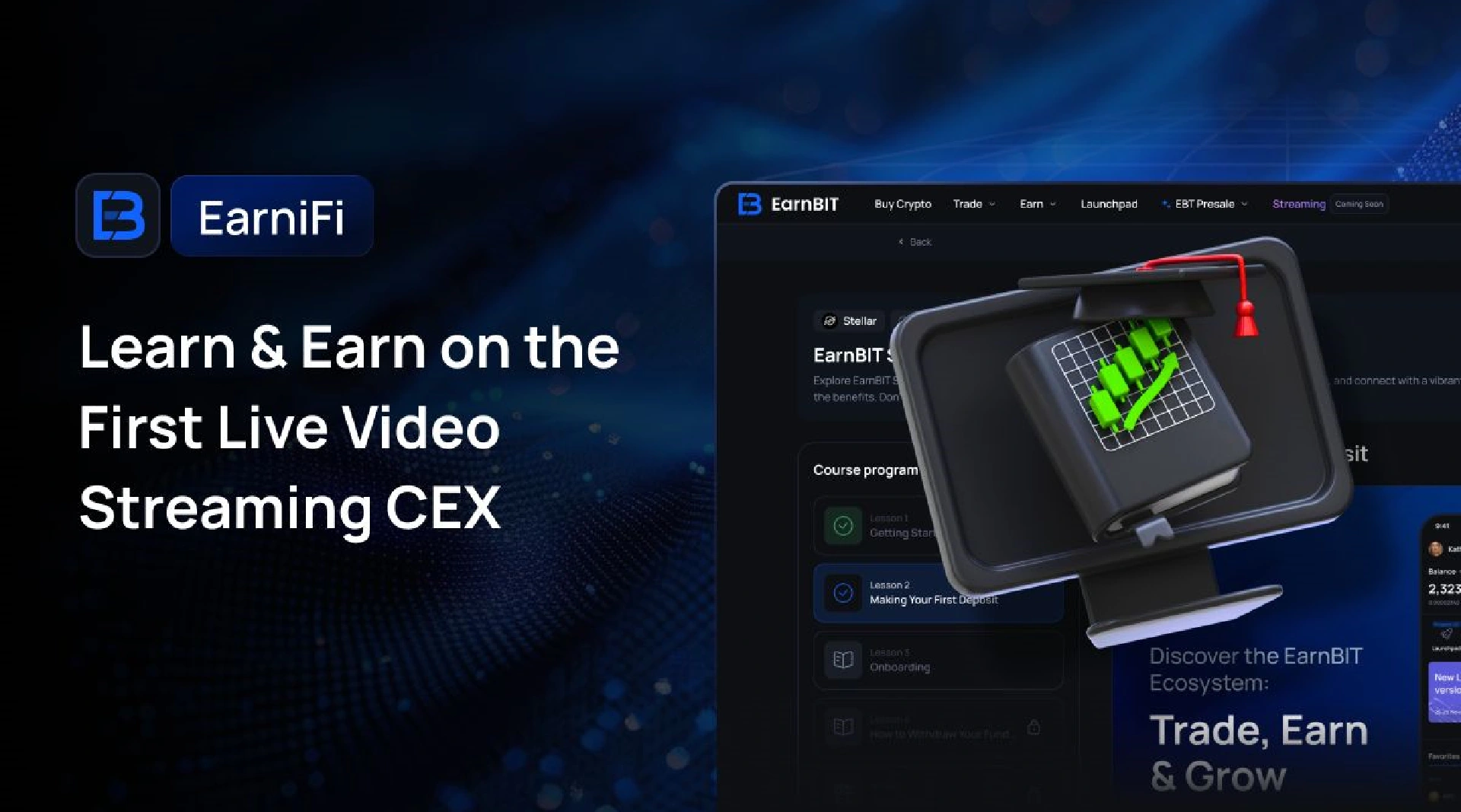 EarnBIT Gamified Crypto Learning Experience