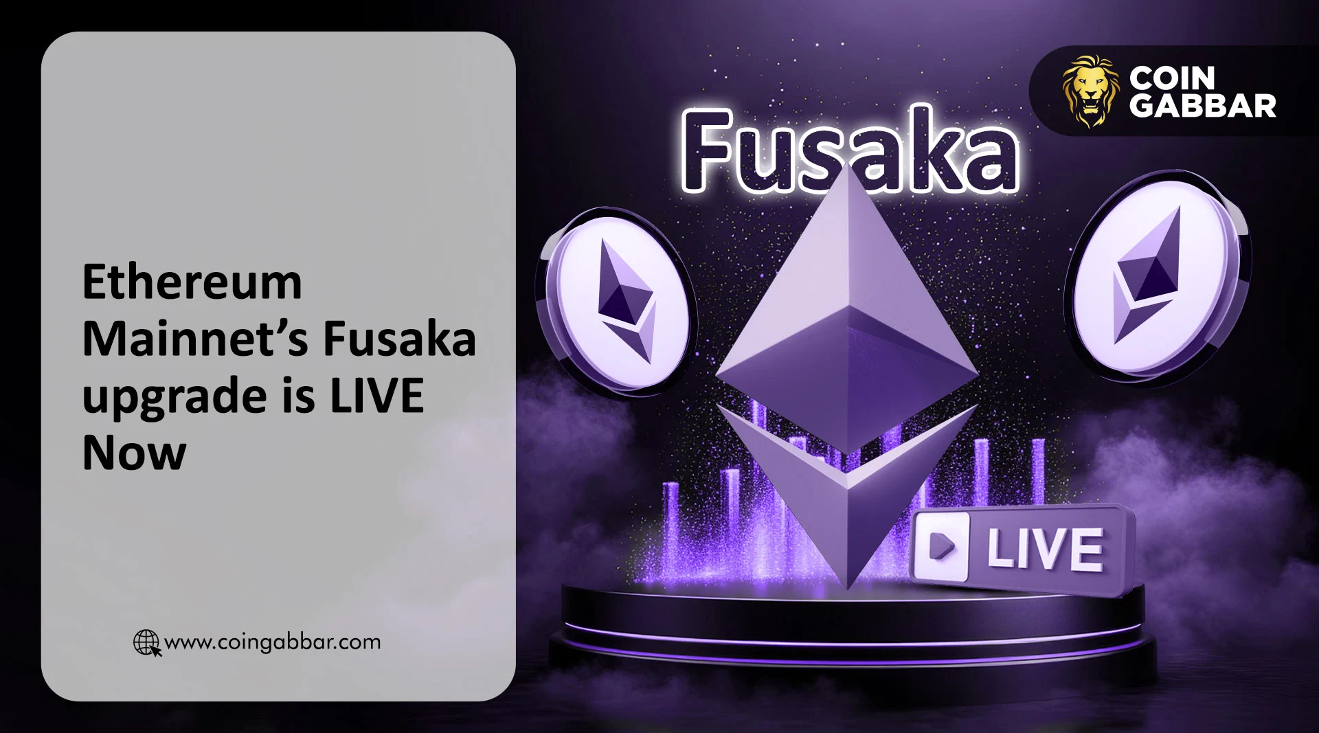 Ethereum Fusaka Upgrade Live: L1 & Layer 2 Improvements Explained