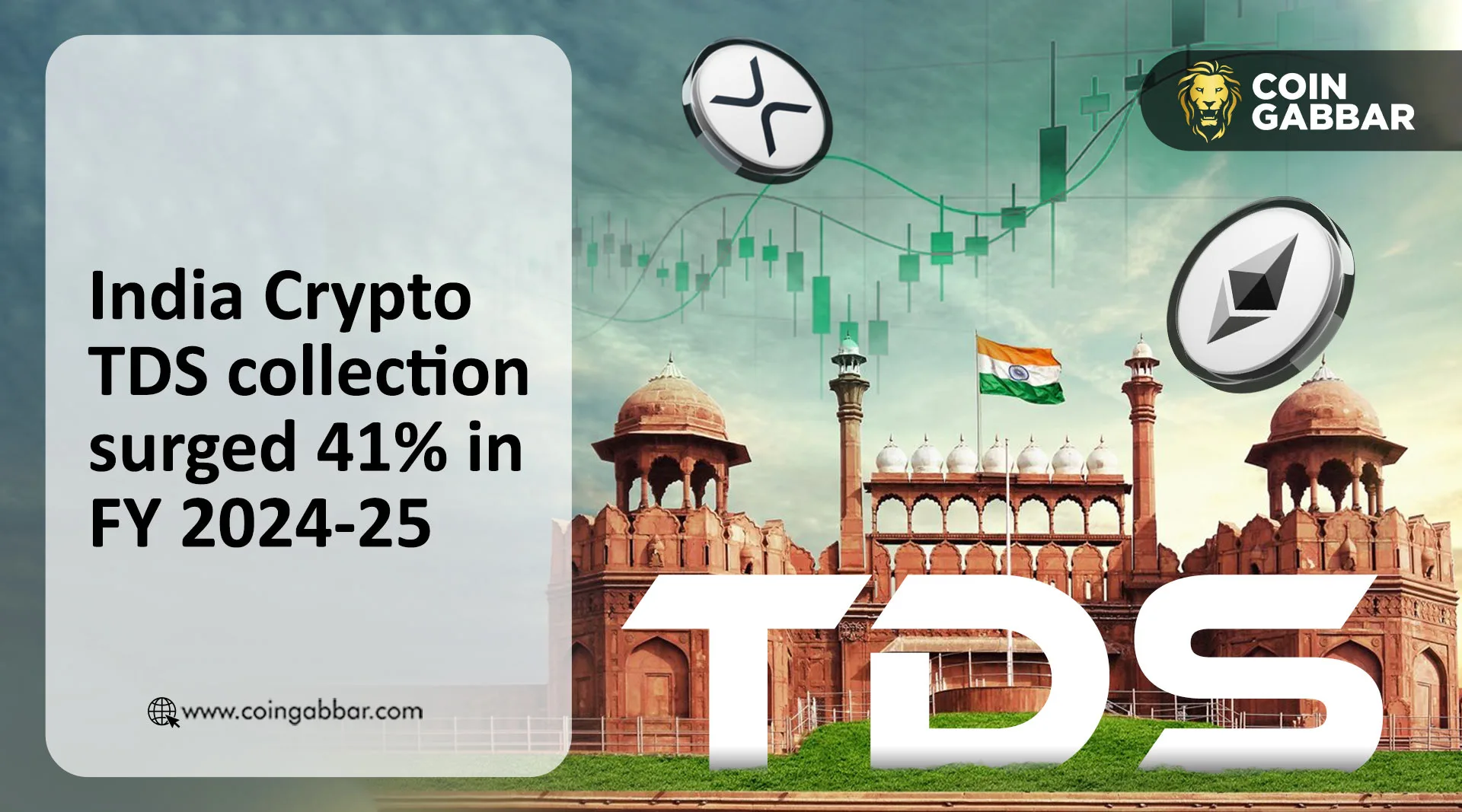 India Crypto TDS collection surged 41% in FY 2024-25