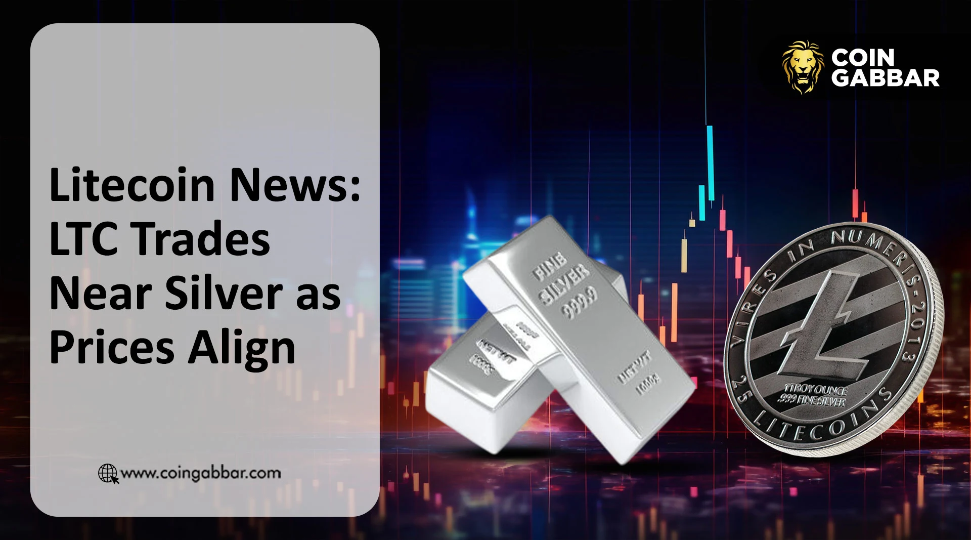 Litecoin News: LTC Trades Near Silver as Prices Align