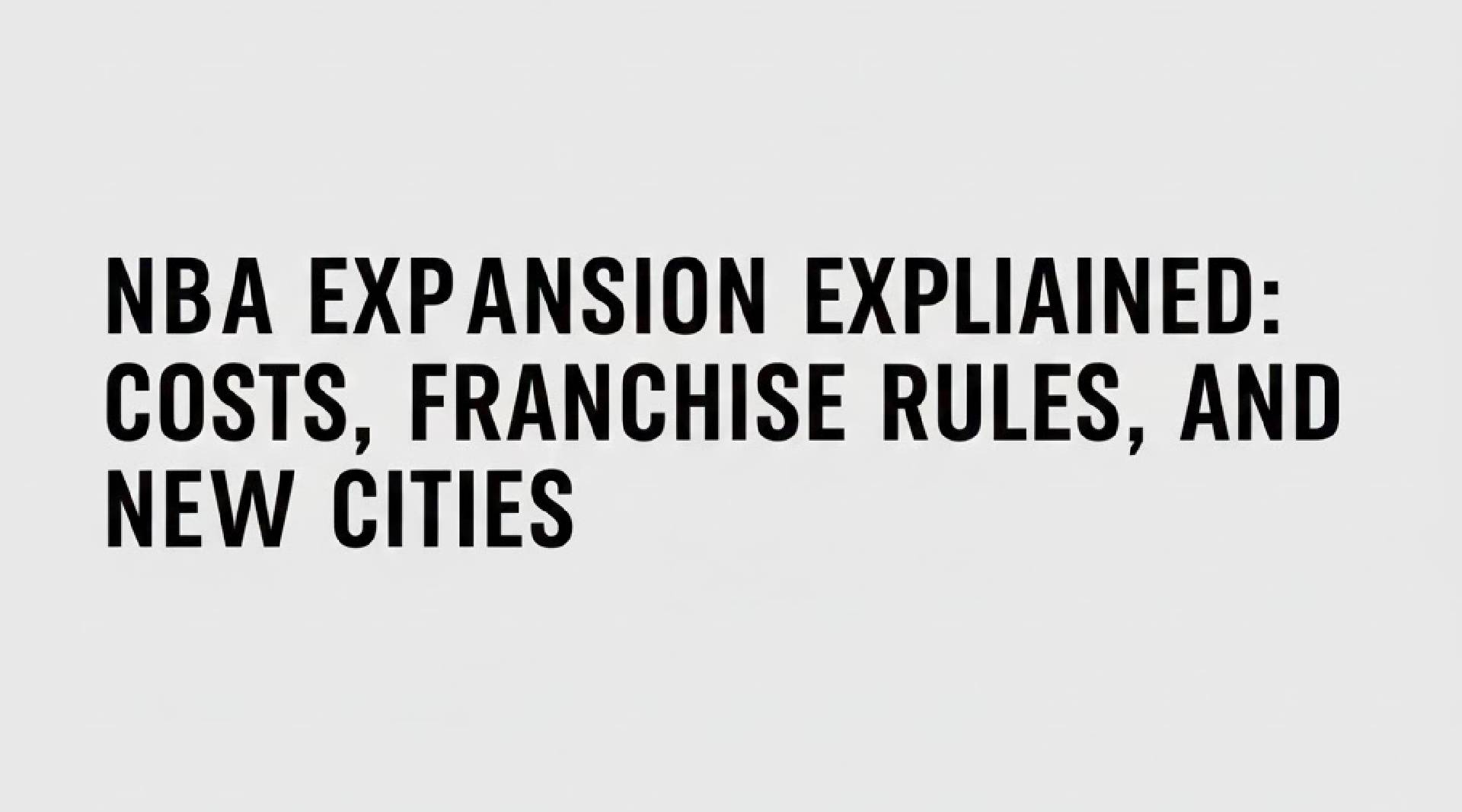 Franchise and Cities Ready for New Teams