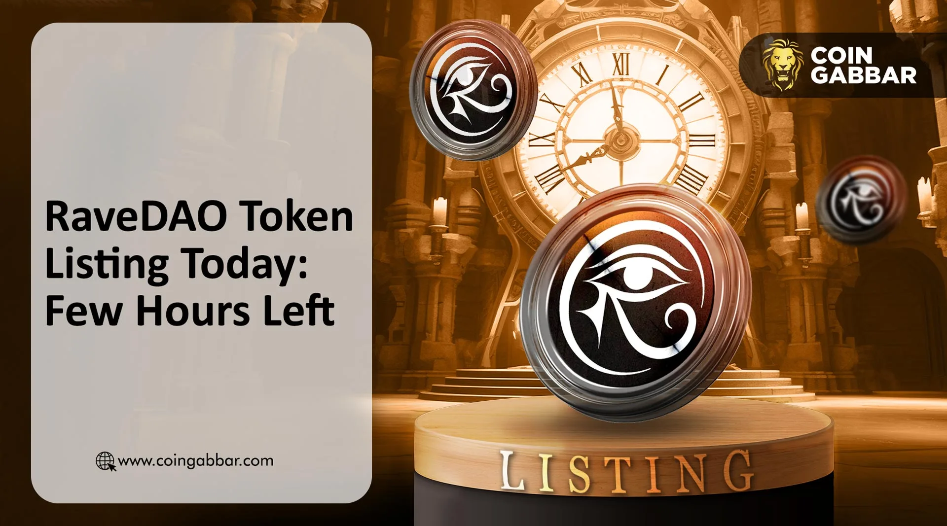 RaveDAO Token Listing Today: Few Hours Left