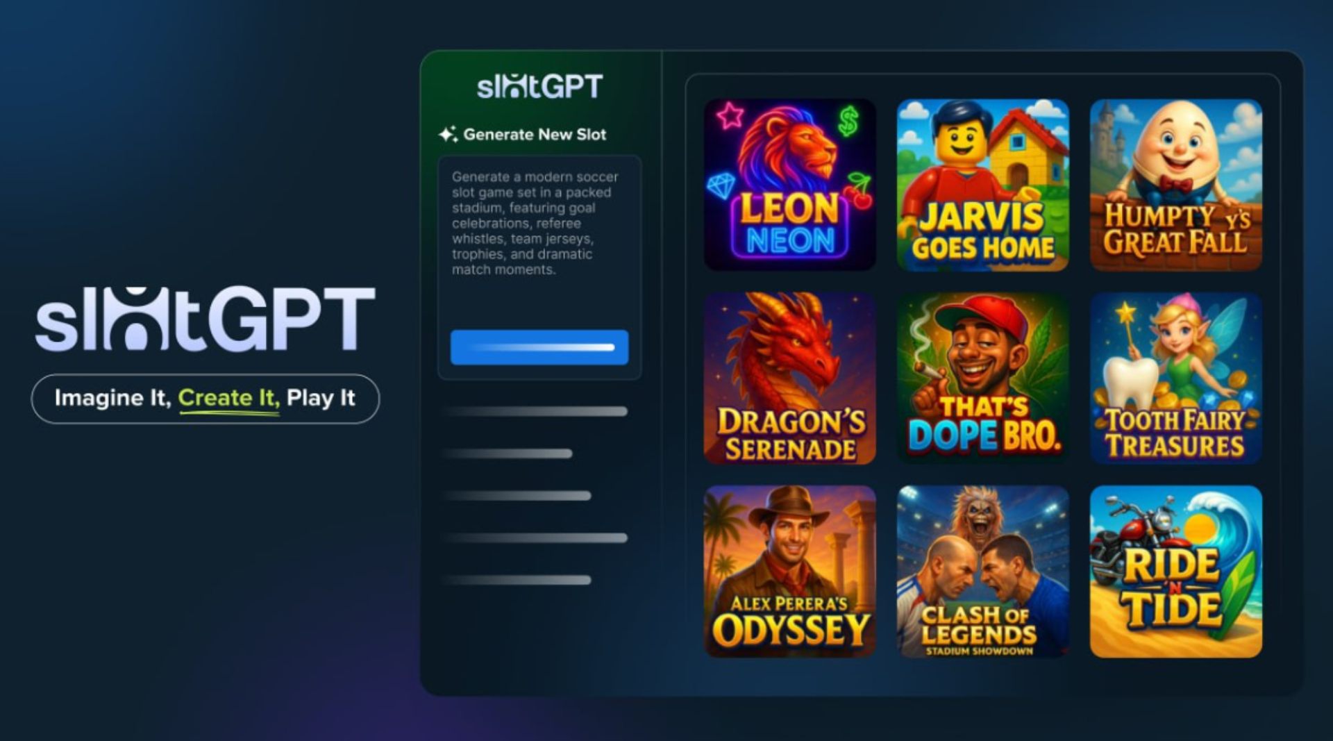 SlotGPT AI-Generated Slot Games Platform Launch