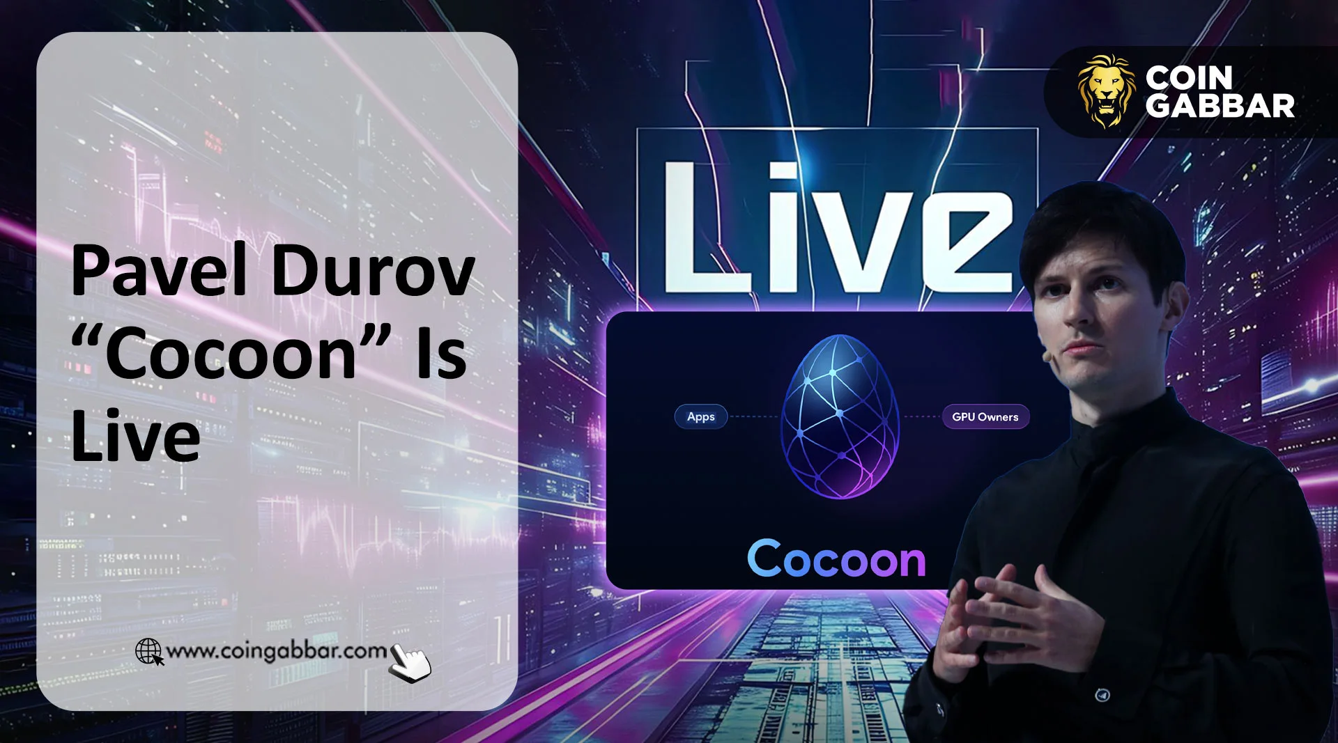 Pavel Durov “Cocoon” Is Live