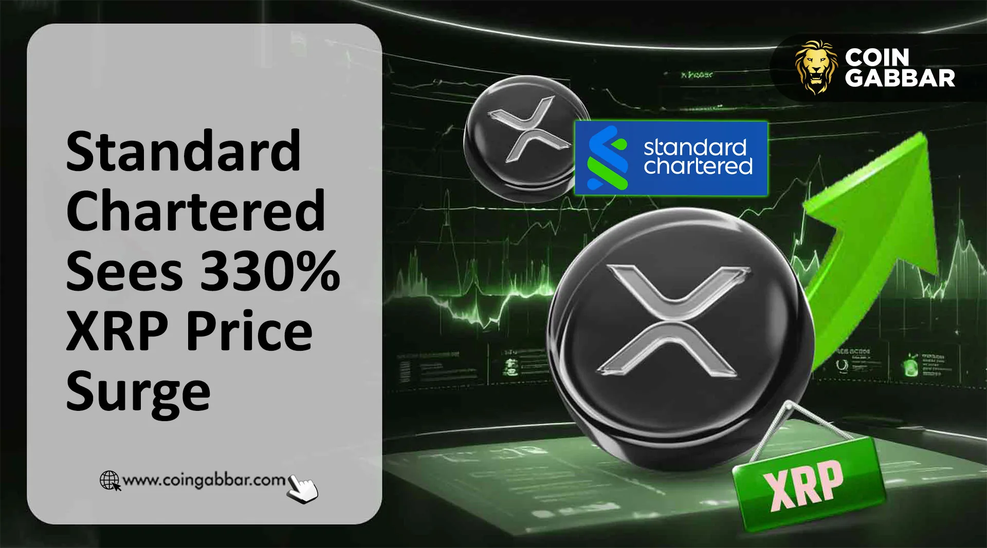 Standard Chartered Sees 330% up in XRP Price Prediction
