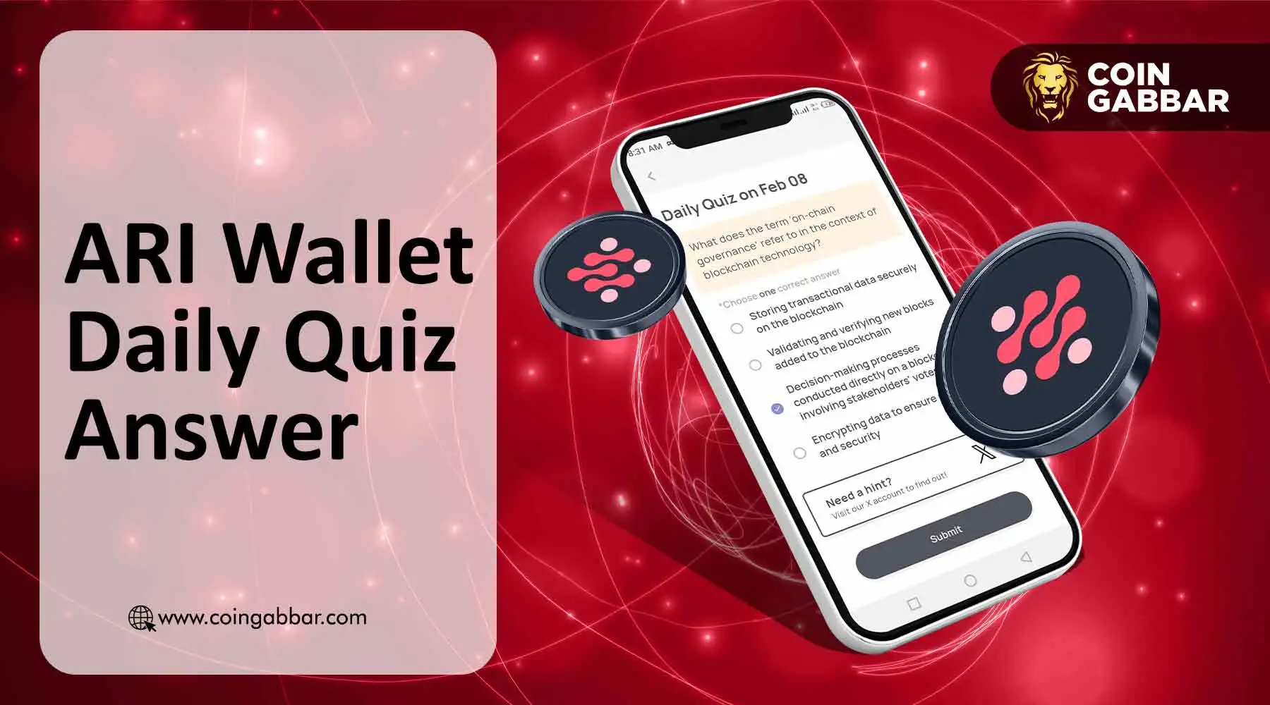 ARI Wallet Daily Quiz Answer