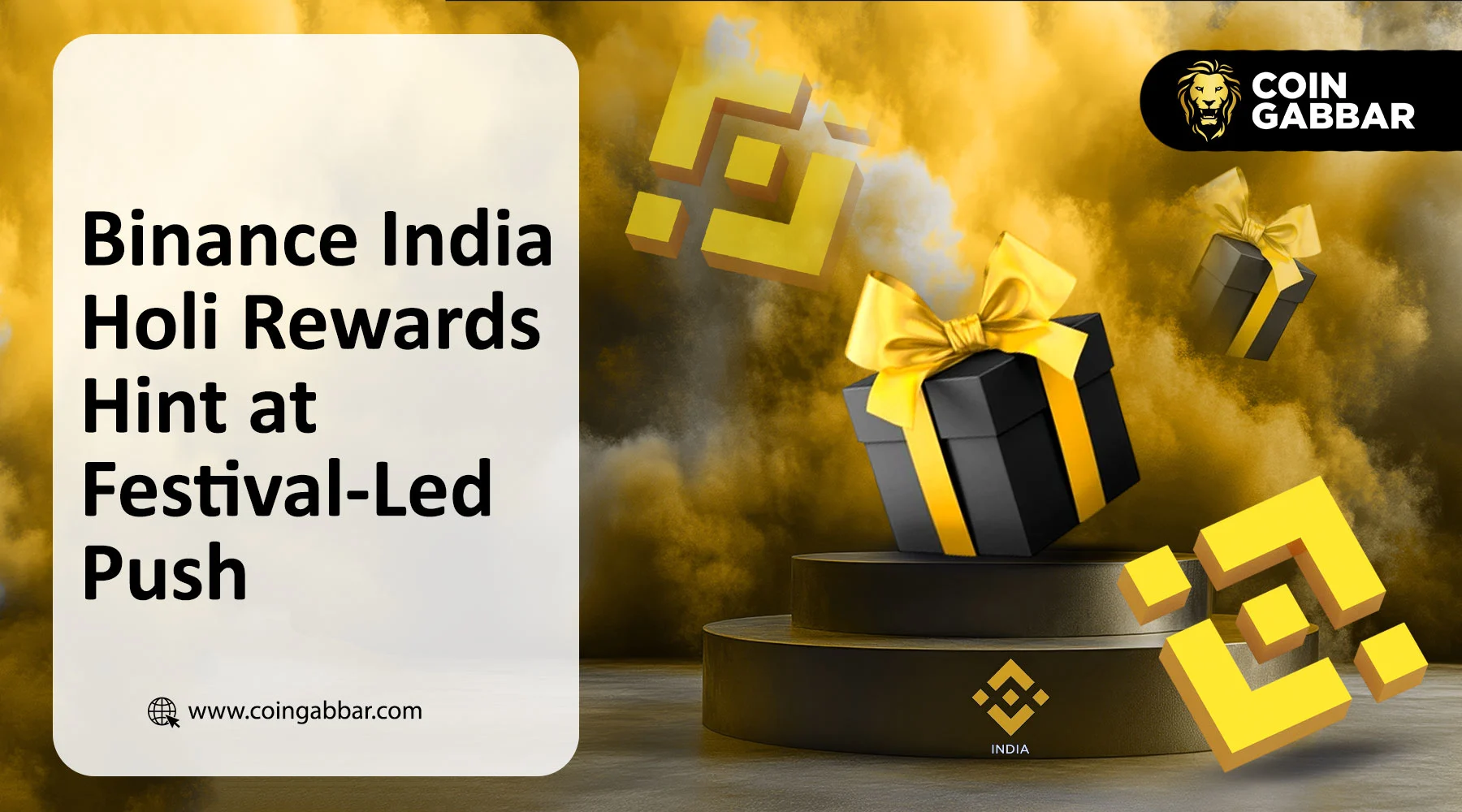 Binance India Holi Rewards Hint at Festival-Led Push