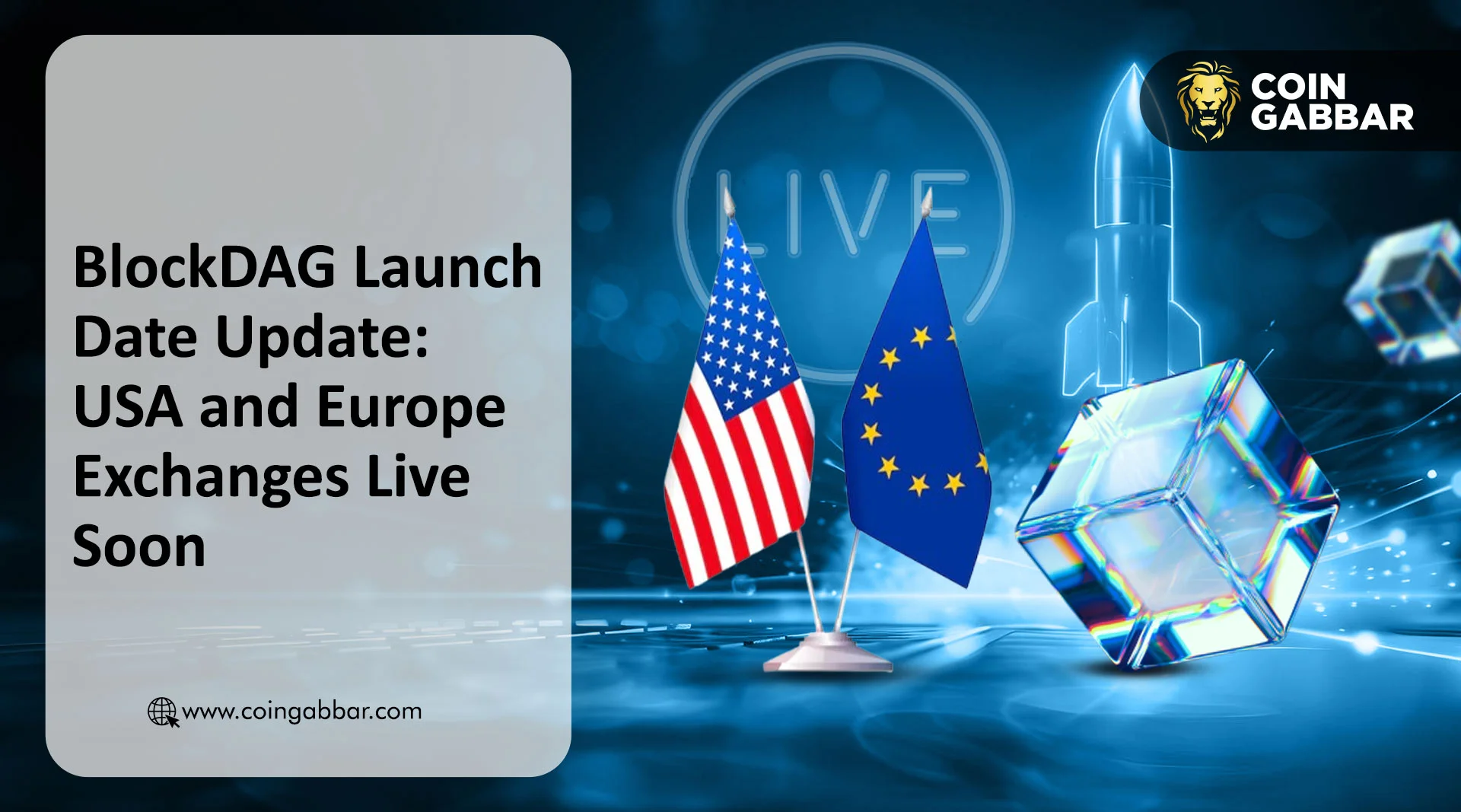 BlockDAG Launch Date Update: USA and Europe Exchanges Live Soon