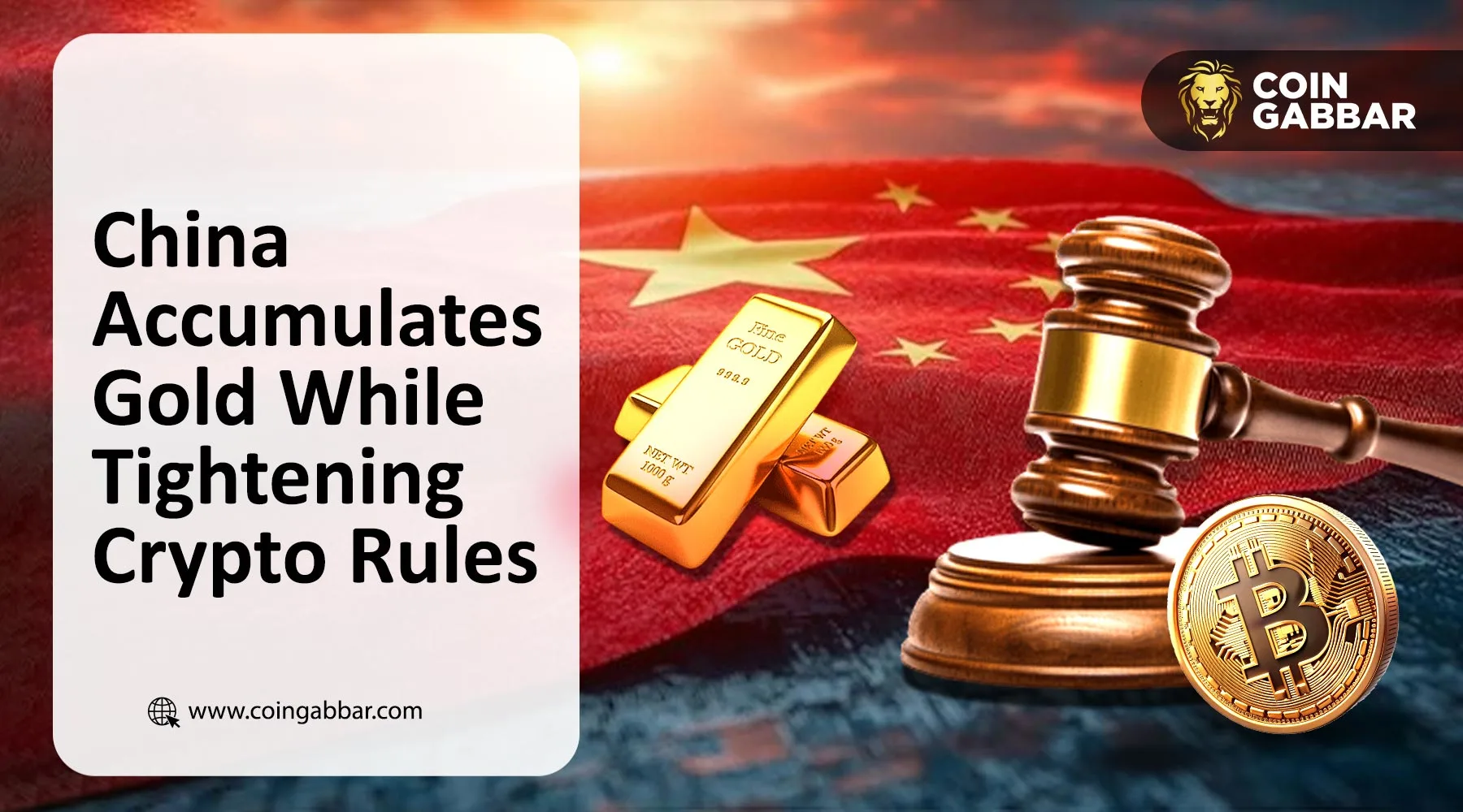 China Accumulates Gold While Tightening Crypto Rules