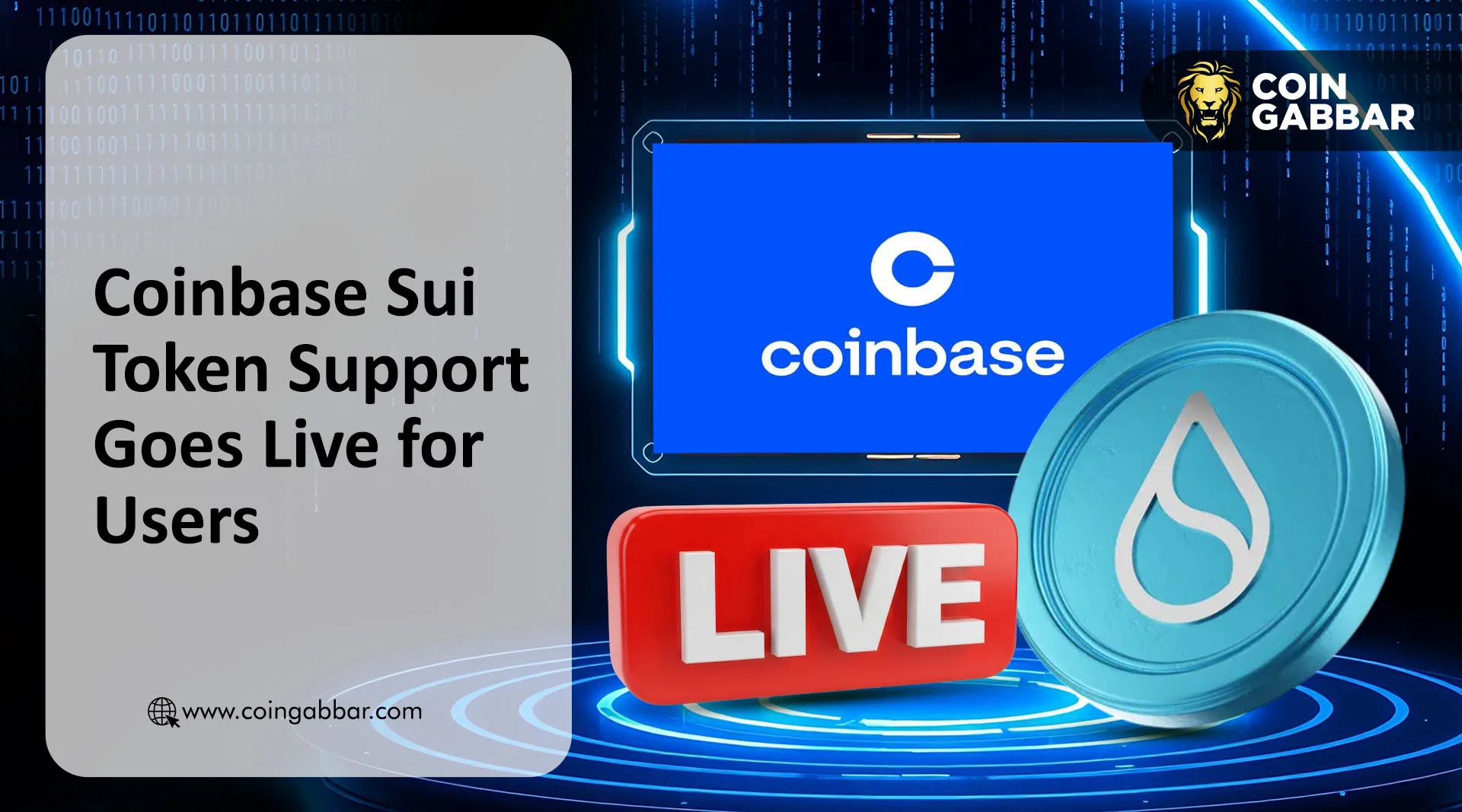 Coinbase Sui Token Standard integration expands institutional and retail access