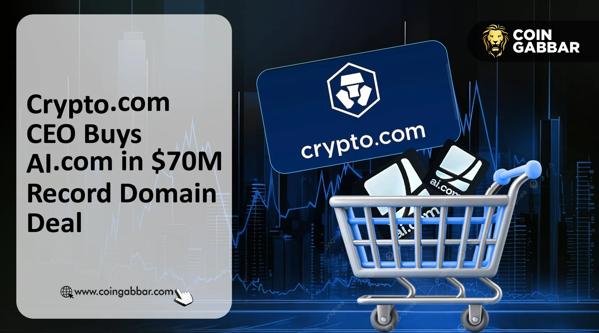 Crypto.com CEO Buys AI.com in $70M Record Domain Deal