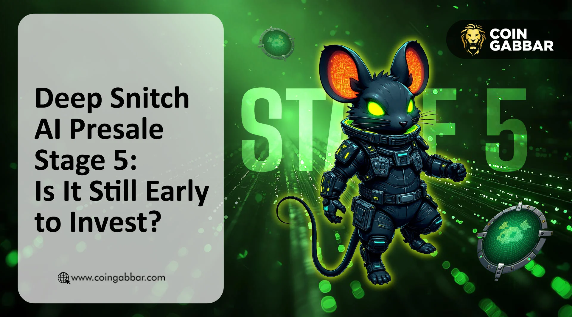 DeepSnitch AI Presale Stage 5: Still Early to Invest?
