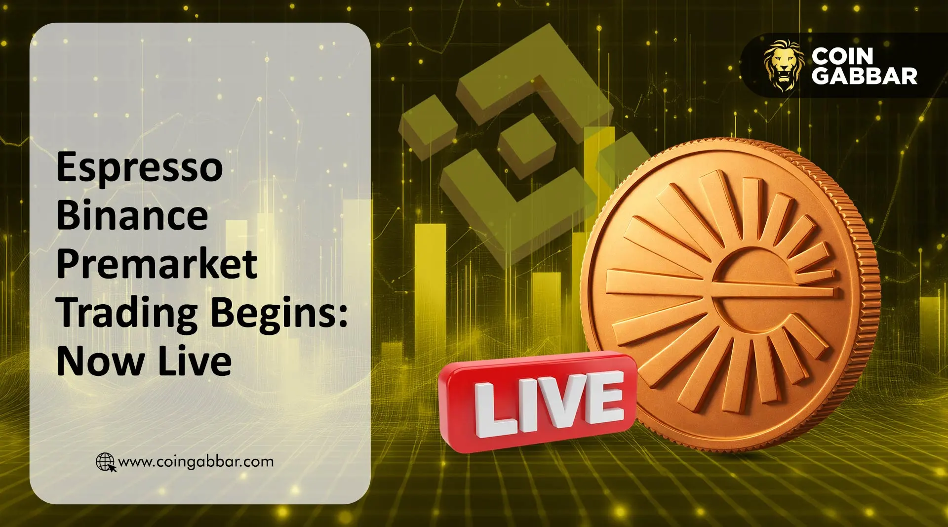 Espresso Binance Premarket Trading Begins: Now Live