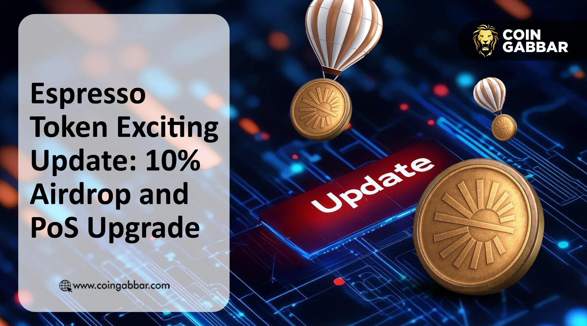 Espresso Token Launch Update: 10% Airdrop and PoS Upgrade