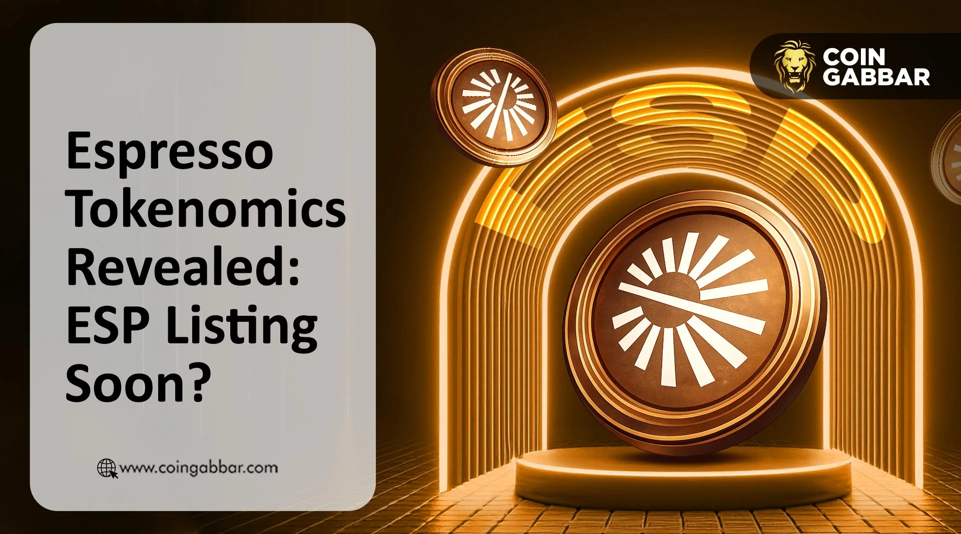 Espresso Tokenomics Revealed: ESP Listing Soon?