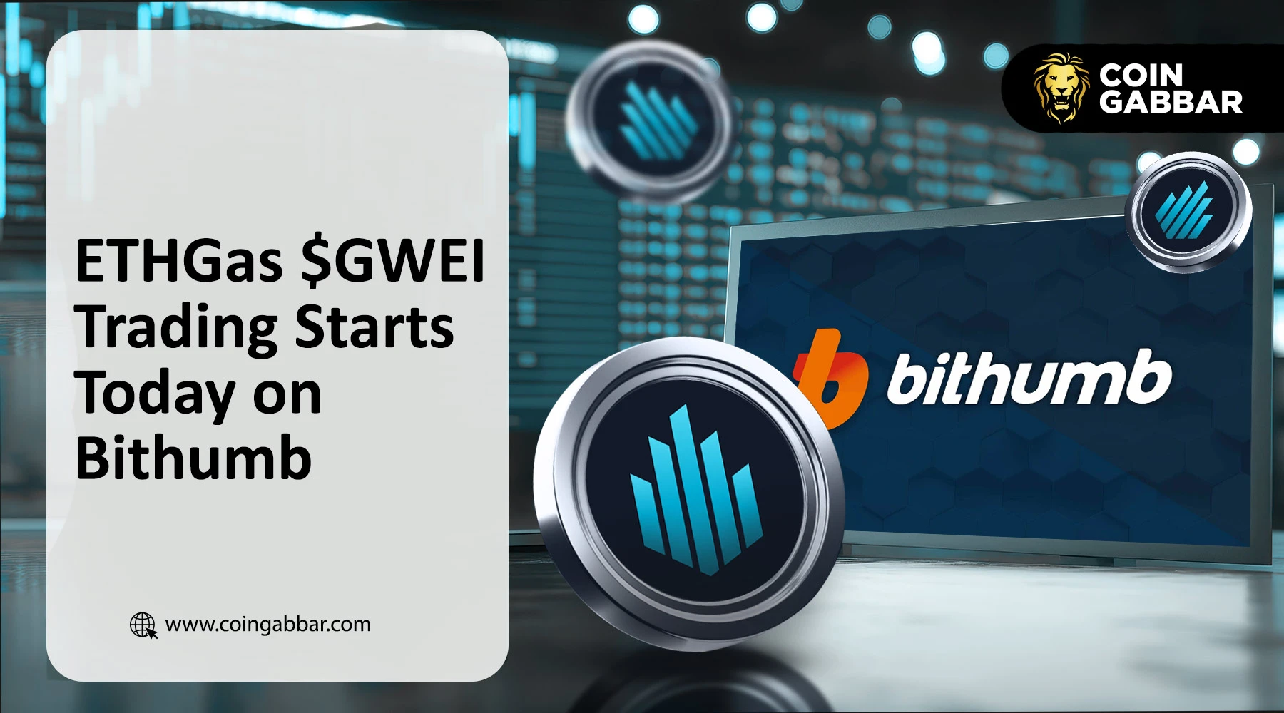 ETHGas listing date: $GWEI Trading Starts Today on Bithumb