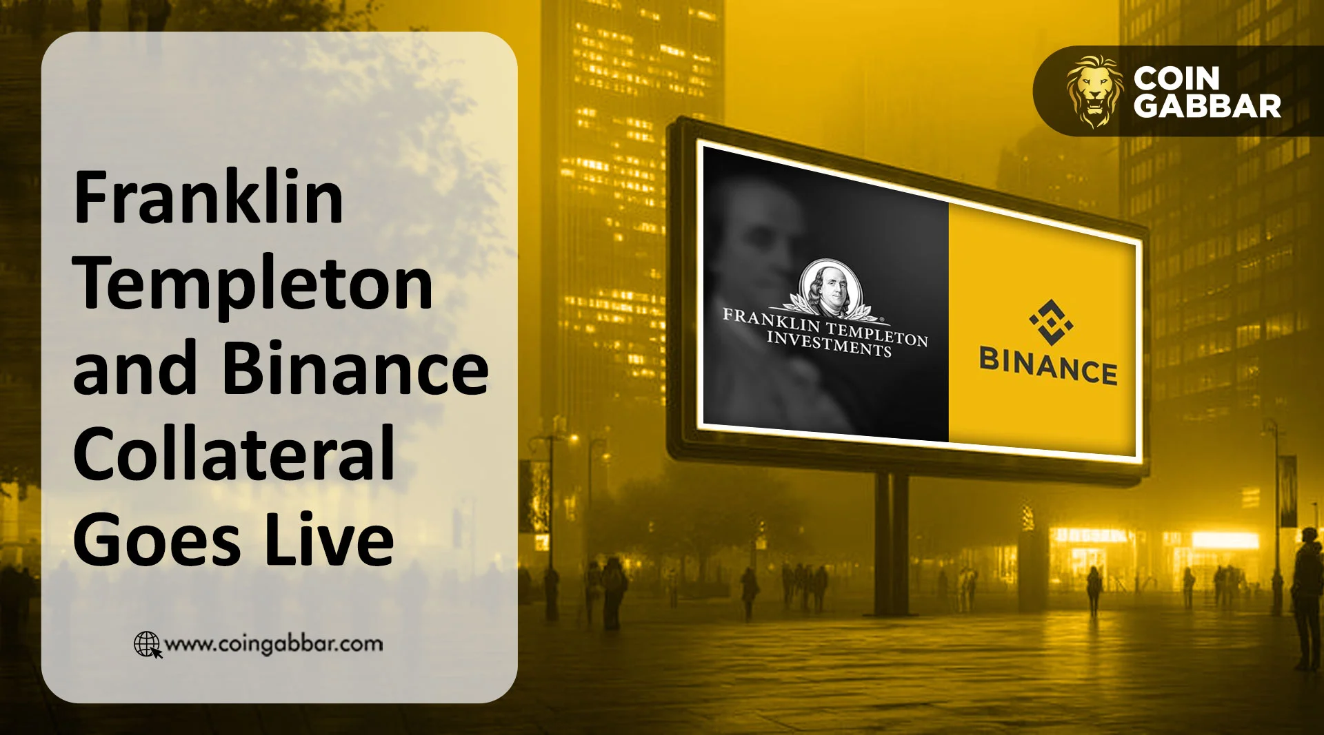 Franklin Templeton and Binance collateral using tokenized money market funds